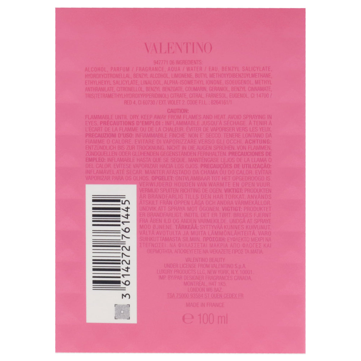 Valentino Donna Born In Roma EDP Spray Women 3.4 oz-Valentino Donna Born In Roma EDP Spray Women 3.4 oz