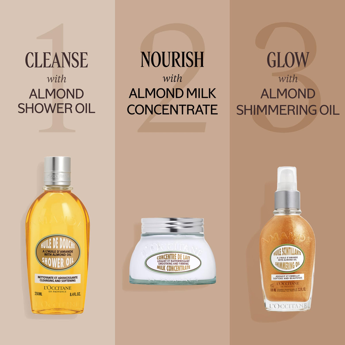 L'OCCITANE Almond Body Oil, Moisturizes, Nourishes, Hydrates, Softens Dry Skin, Absorbs Fast, Lightweight, Non-Greasy, Luxurious Post-Shower Skincare-L'OCCITANE Almond Body Oil, Moisturizes, Nourishes, Hydrates, Softens Dry Skin, Absorbs Fast, Lightweight, Non-Greasy, Luxurious Post-Shower Skincare
