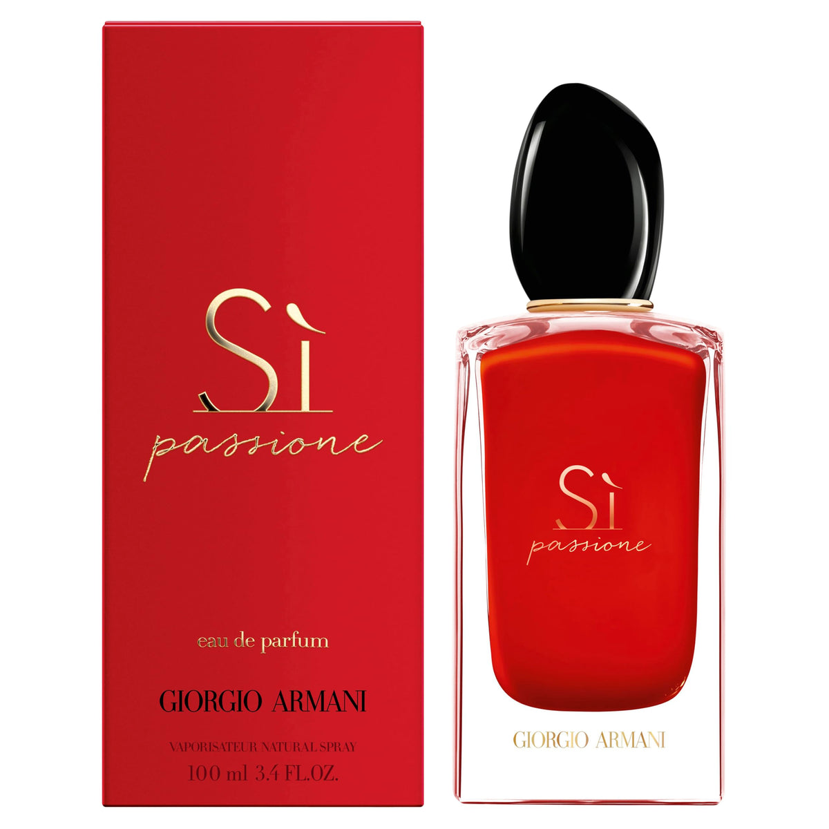 Armani Beauty - Sì Passione - Eau de Parfum - Vanilla Perfume for Women - Floral Citrus Fragrance - Blackcurrant Nectar, Damascena Rose, Black Tea Notes-Armani Beauty - Sì Passione - Eau de Parfum - Vanilla Perfume for Women - Floral Citrus Fragrance - Blackcurrant Nectar, Damascena Rose, Black Tea Notes