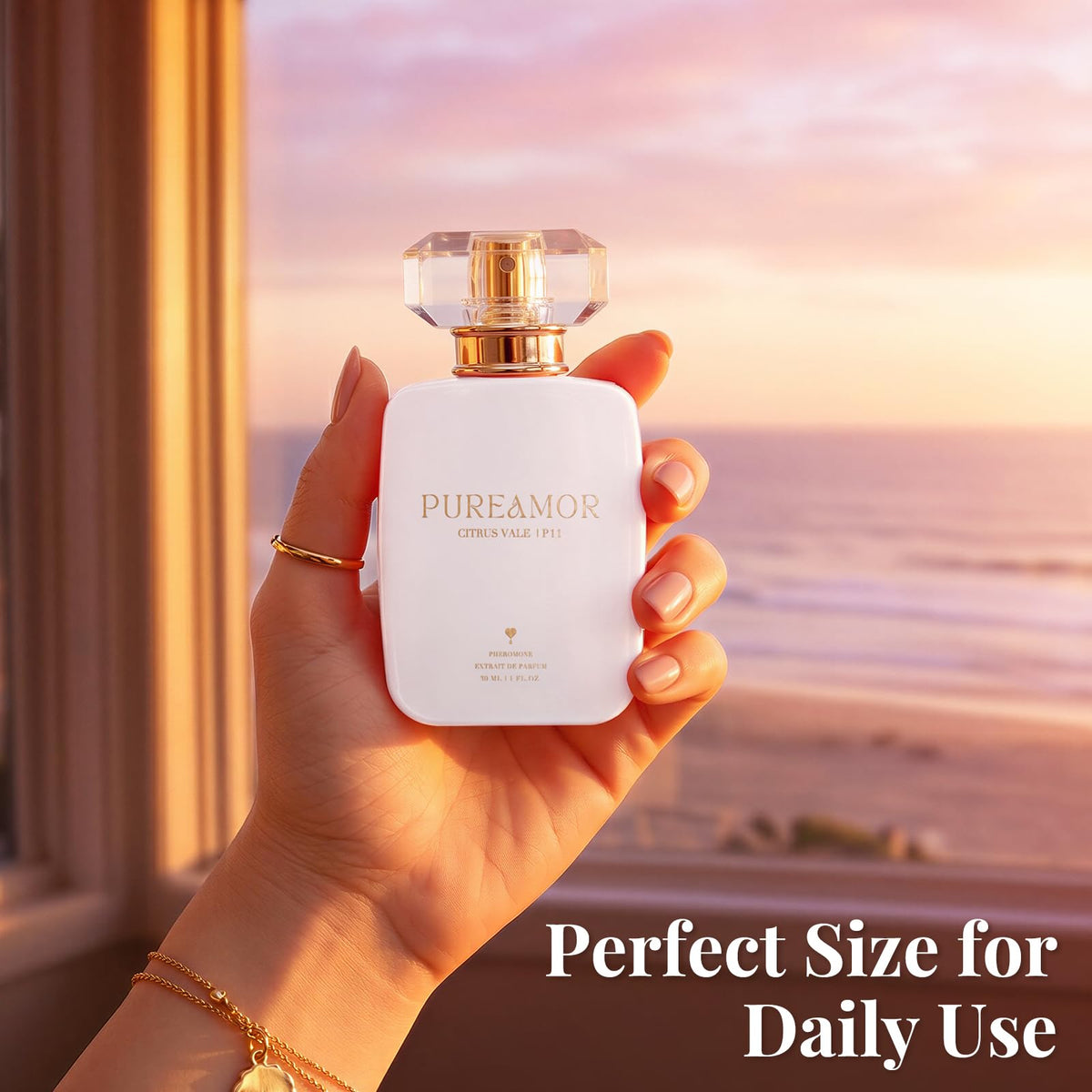PUREAMOR Pheromone Perfume for Women, Moonlight Mellow Extrait de Parfum - Long Lasting Sweet Floral Gourmand Scent, 30% High Concentration, Full Size Fragrance Spray, 1.0 oz / 30 ml-PUREAMOR Pheromone Perfume for Women, Moonlight Mellow Extrait de Parfum - Long Lasting Sweet Floral Gourmand Scent, 30% High Concentration, Full Size Fragrance Spray, 1.0 oz / 30 ml