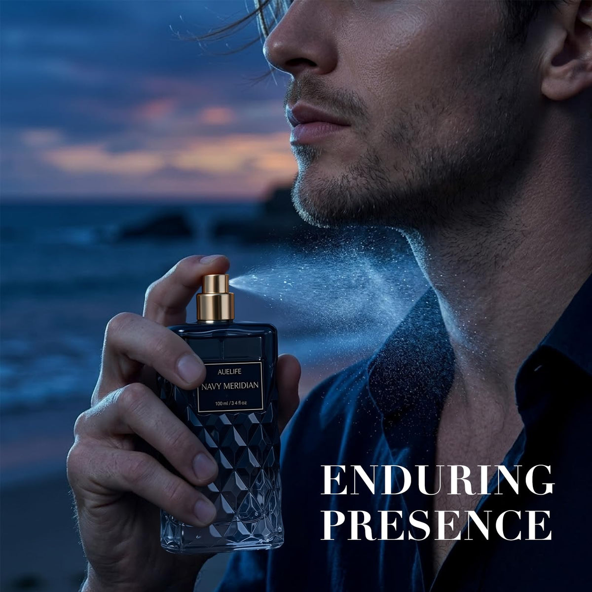 Auelife Cologne for Men, Alcohol-Free Long Lasting Perfume Fragrance, Fresh Lemon Citrus & Marine Scent with Cedar, Patchouli & Musk, 100ml / 3.4 Fl Oz, Daily Wear, Father’s Day Gift (NAVY MERIDIAN)-Auelife Cologne for Men, Alcohol-Free Long Lasting Perfume Fragrance, Fresh Lemon Citrus & Marine Scent with Cedar, Patchouli & Musk, 100ml / 3.4 Fl Oz, Daily Wear, Father’s Day Gift (NAVY MERIDIAN)