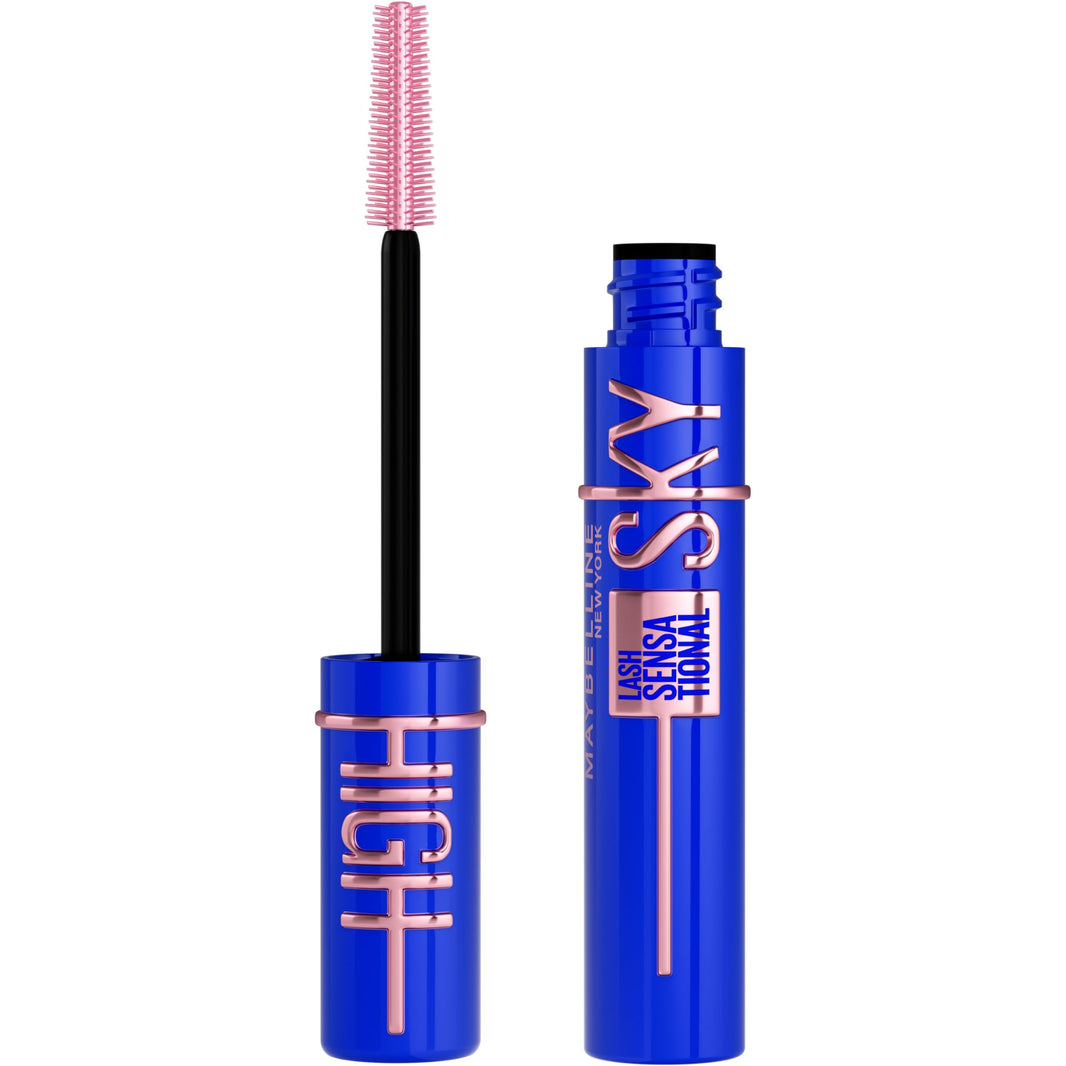 Maybelline Lash Sensational Sky High Washable Mascara Makeup, Volumizing, Lengthening, Defining, Curling, Multiplying, Buildable Formula, Blackest Black, 1 Count-Maybelline Lash Sensational Sky High Washable Mascara Makeup, Volumizing, Lengthening, Defining, Curling, Multiplying, Buildable Formula, Blackest Black, 1 Count