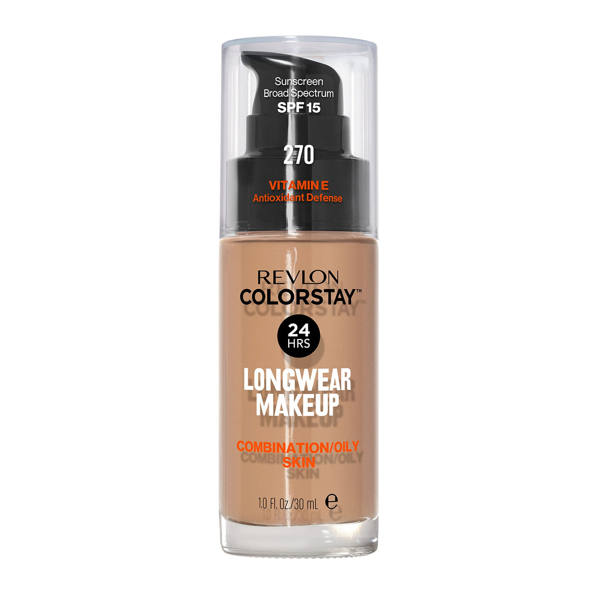 Revlon Liquid Foundation, ColorStay Face Makeup for Combination & Oily Skin, SPF 15, Medium-Full Coverage with Matte Finish, 180 Sand Beige, 1 Fl Oz-Revlon Liquid Foundation, ColorStay Face Makeup for Combination & Oily Skin, SPF 15, Medium-Full Coverage with Matte Finish, 180 Sand Beige, 1 Fl Oz