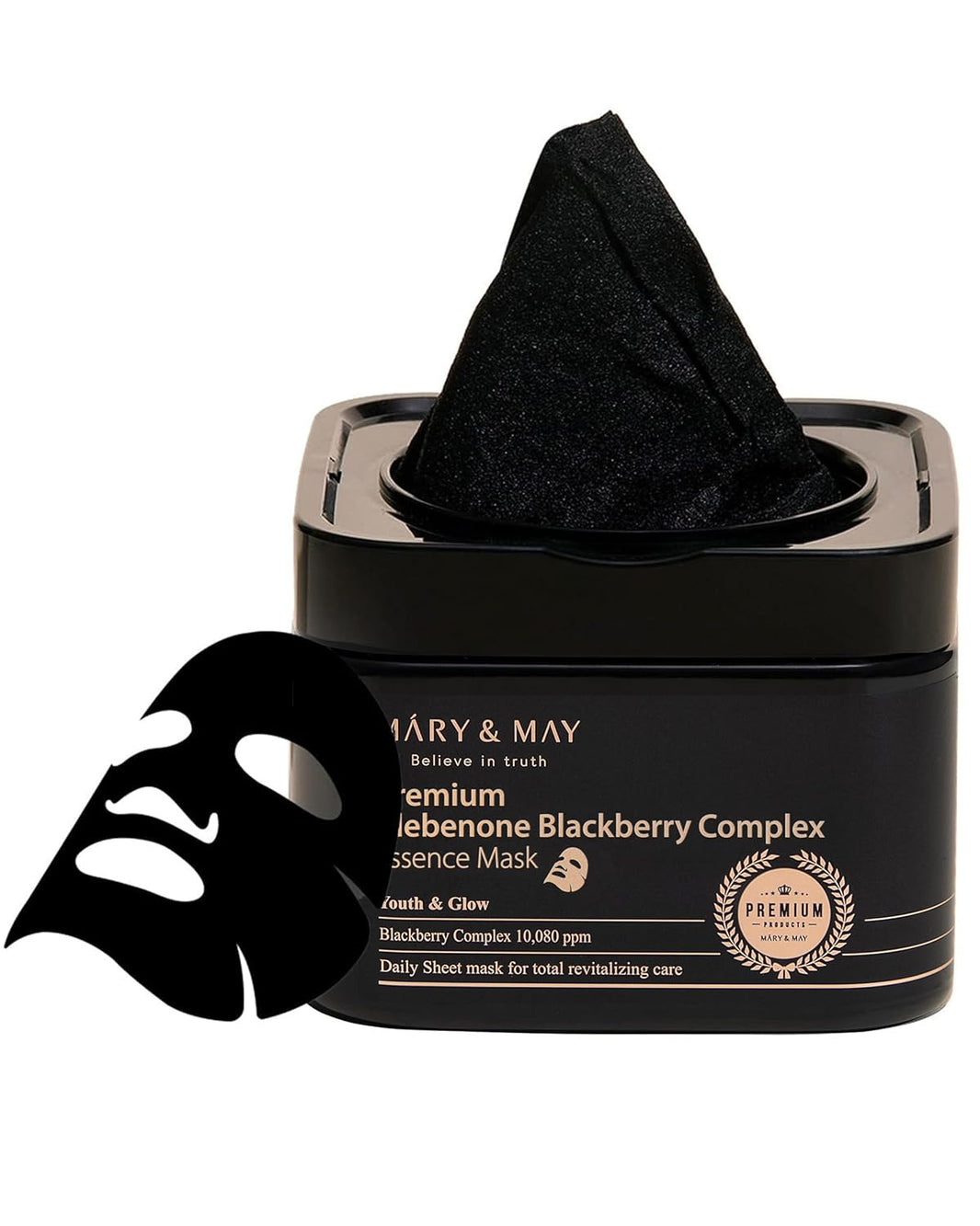 Mary & May Premium Idebenone Blackberry Complex Essence Mask-Mary & May Premium Idebenone Blackberry Complex Essence Mask