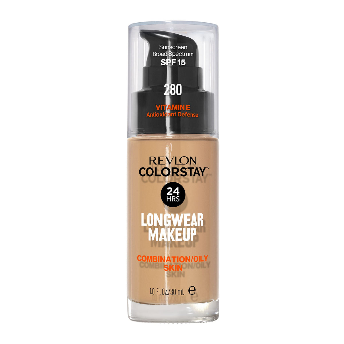 Revlon Liquid Foundation, ColorStay Face Makeup for Combination & Oily Skin, SPF 15, Medium-Full Coverage with Matte Finish, 180 Sand Beige, 1 Fl Oz-Revlon Liquid Foundation, ColorStay Face Makeup for Combination & Oily Skin, SPF 15, Medium-Full Coverage with Matte Finish, 180 Sand Beige, 1 Fl Oz
