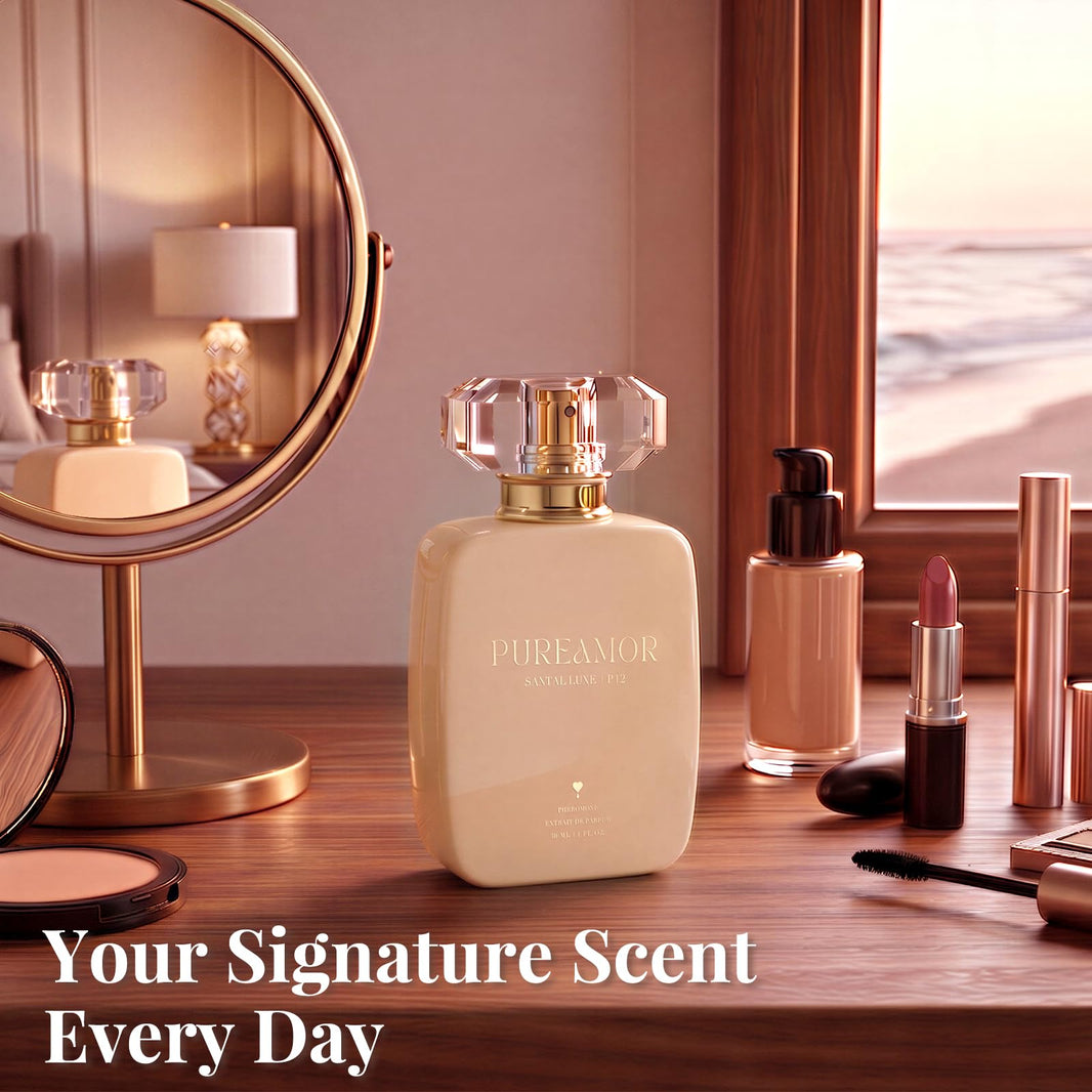 PUREAMOR Pheromone Perfume for Women, Moonlight Mellow Extrait de Parfum - Long Lasting Sweet Floral Gourmand Scent, 30% High Concentration, Full Size Fragrance Spray, 1.0 oz / 30 ml-PUREAMOR Pheromone Perfume for Women, Moonlight Mellow Extrait de Parfum - Long Lasting Sweet Floral Gourmand Scent, 30% High Concentration, Full Size Fragrance Spray, 1.0 oz / 30 ml