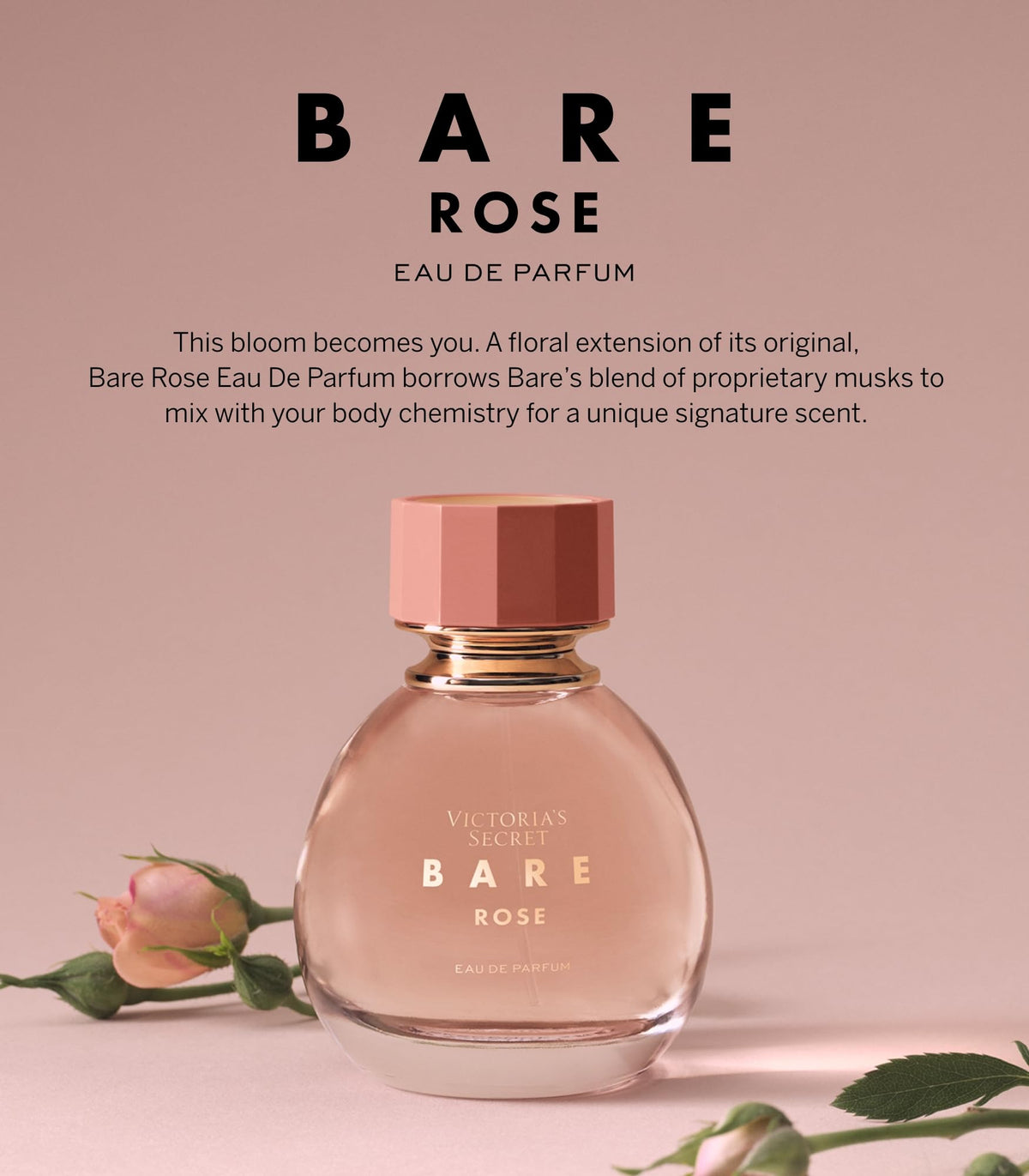 Victoria's Secret Bare Eau de Parfum, Original - 3.4 fl oz-Victoria's Secret Bare Eau de Parfum, Original - 3.4 fl oz