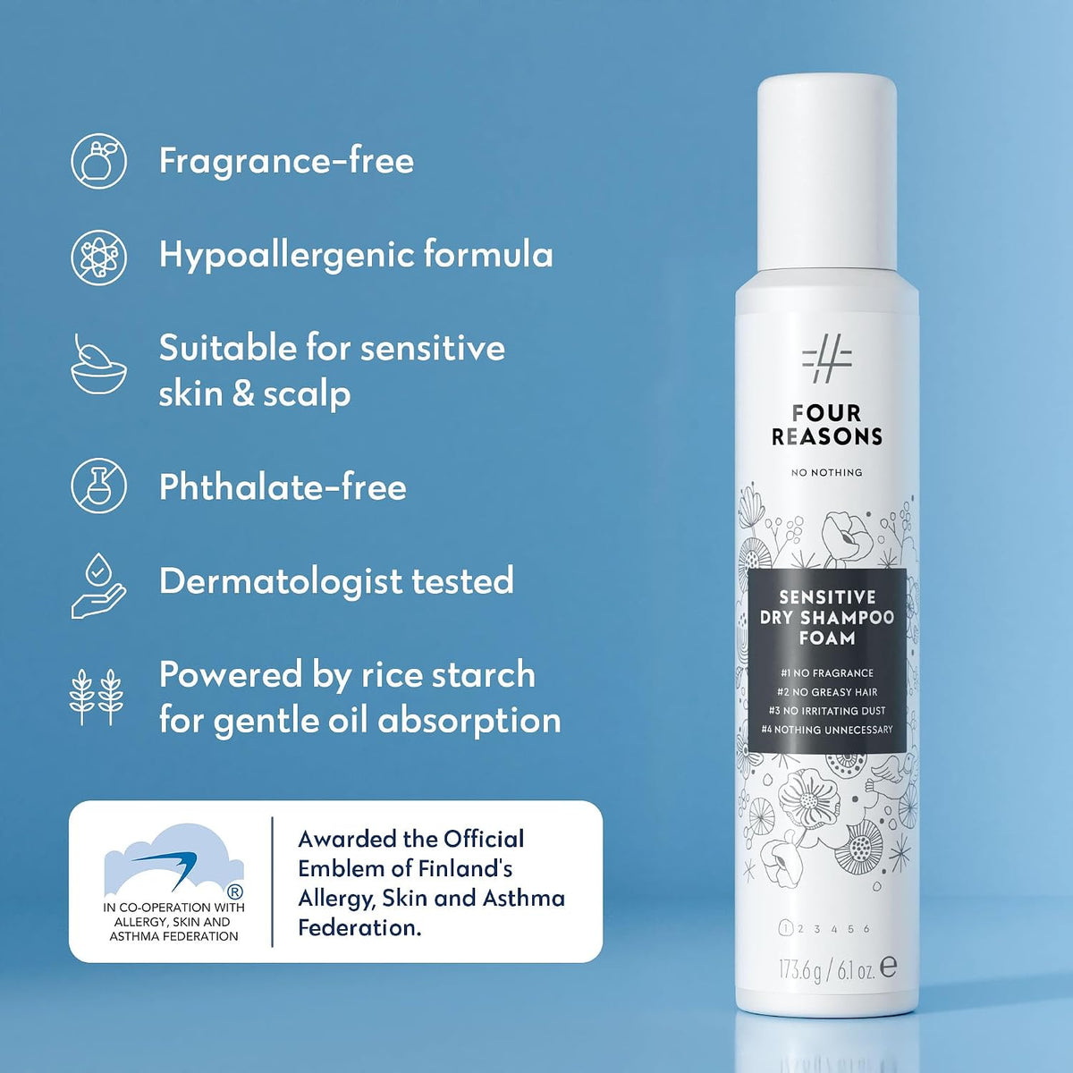 Sensitive Dry Shampoo Foam-Sensitive Dry Shampoo Foam