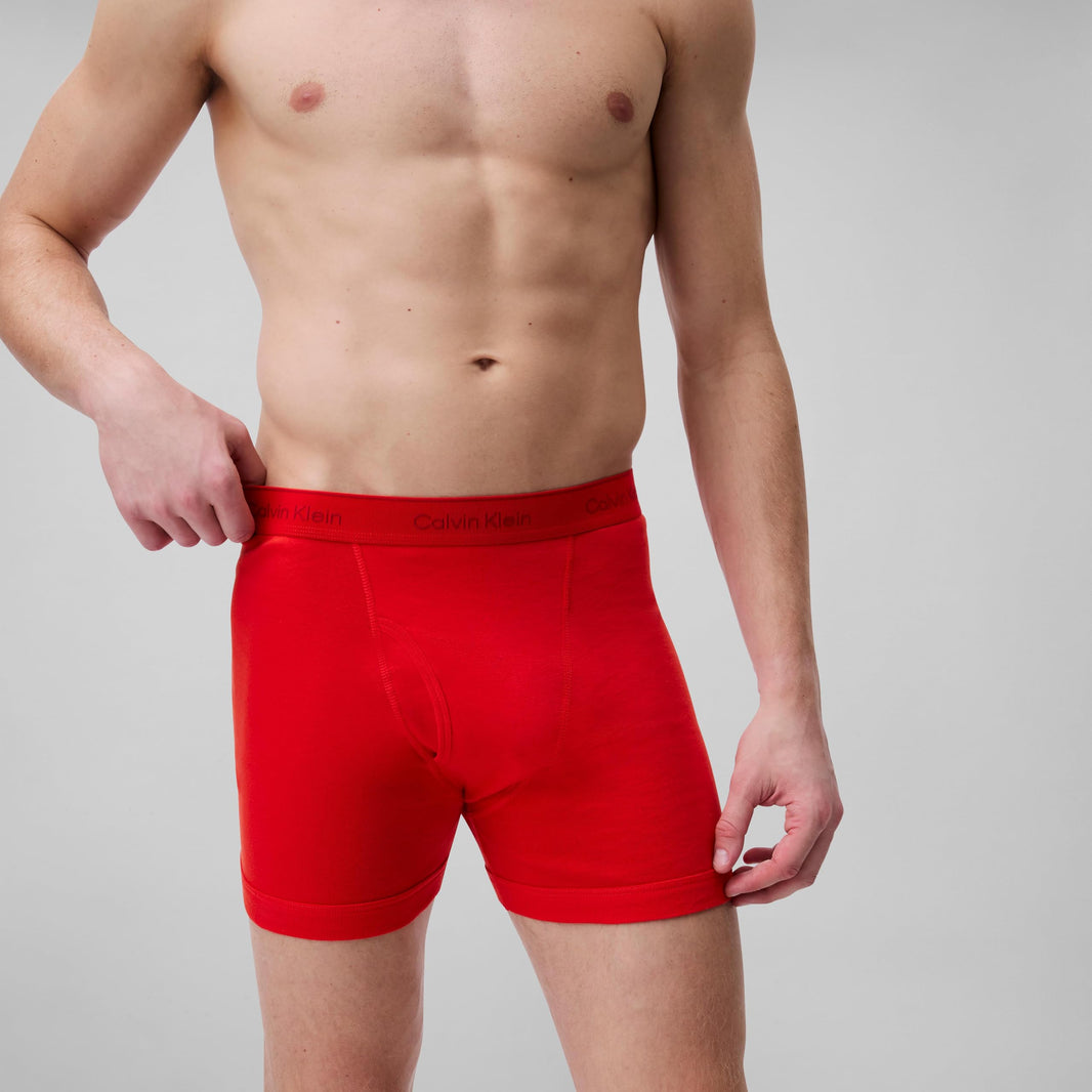 Calvin Klein Men’s Cotton Classics 3-Pack Boxer Brief-Calvin Klein Men’s Cotton Classics 3-Pack Boxer Brief