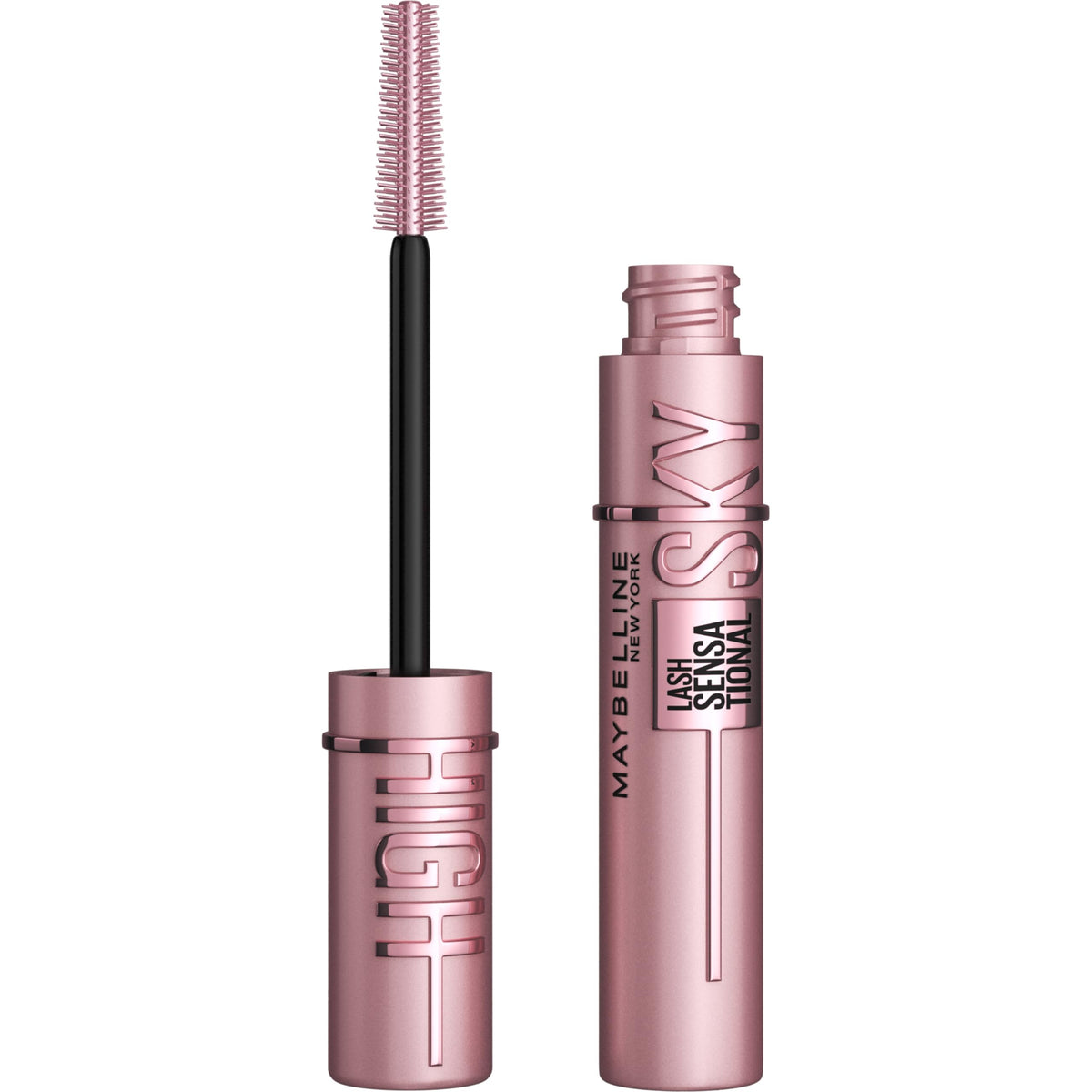 Maybelline Lash Sensational Sky High Washable Mascara Makeup, Volumizing, Lengthening, Defining, Curling, Multiplying, Buildable Formula, Blackest Black, 1 Count-Maybelline Lash Sensational Sky High Washable Mascara Makeup, Volumizing, Lengthening, Defining, Curling, Multiplying, Buildable Formula, Blackest Black, 1 Count
