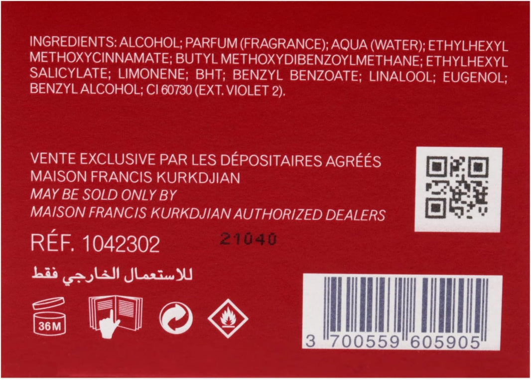 Maison Francis Kurkdjian Baccarat Rouge 540 Pure Perfume, 2.3 Fl Oz (Pack of 1)-Maison Francis Kurkdjian Baccarat Rouge 540 Pure Perfume, 2.3 Fl Oz (Pack of 1)