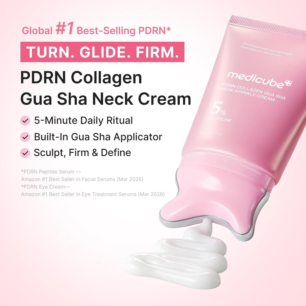 Medicube PDRN Collagen Gua Sha Neck Wrinkle Cream-Medicube PDRN Collagen Gua Sha Neck Wrinkle Cream