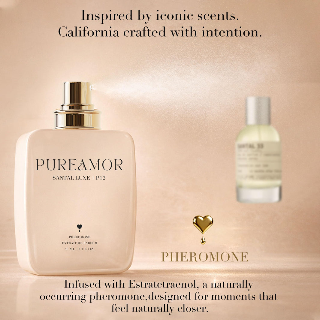 PUREAMOR Pheromone Perfume for Women, Moonlight Mellow Extrait de Parfum - Long Lasting Sweet Floral Gourmand Scent, 30% High Concentration, Full Size Fragrance Spray, 1.0 oz / 30 ml-PUREAMOR Pheromone Perfume for Women, Moonlight Mellow Extrait de Parfum - Long Lasting Sweet Floral Gourmand Scent, 30% High Concentration, Full Size Fragrance Spray, 1.0 oz / 30 ml
