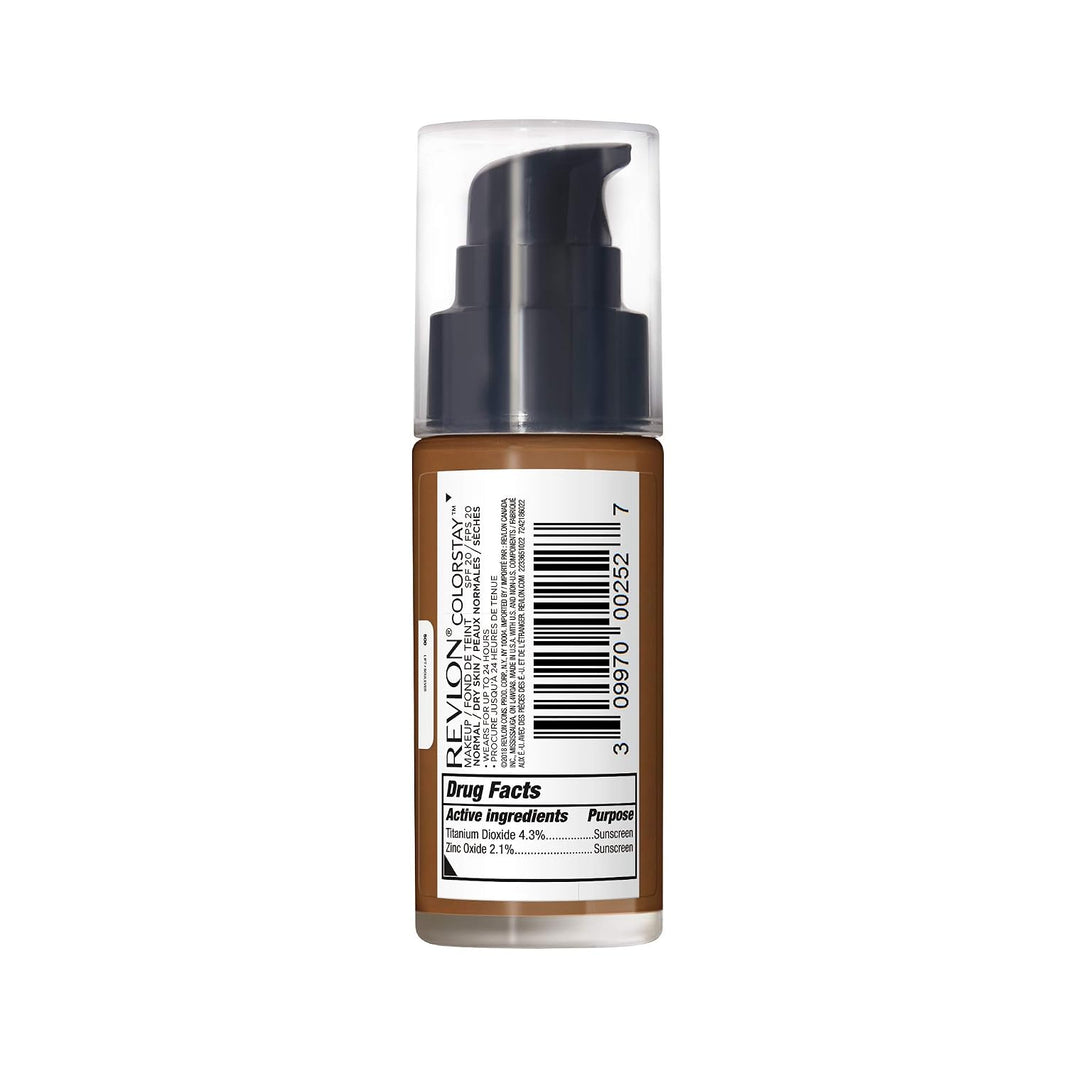 Revlon Liquid Foundation, ColorStay Face Makeup for Normal & Dry Skin, SPF 20, Longwear Medium-Full Coverage with Natural Finish, 240 Medium Beige, 1 Fl Oz-Revlon Liquid Foundation, ColorStay Face Makeup for Normal & Dry Skin, SPF 20, Longwear Medium-Full Coverage with Natural Finish, 240 Medium Beige, 1 Fl Oz