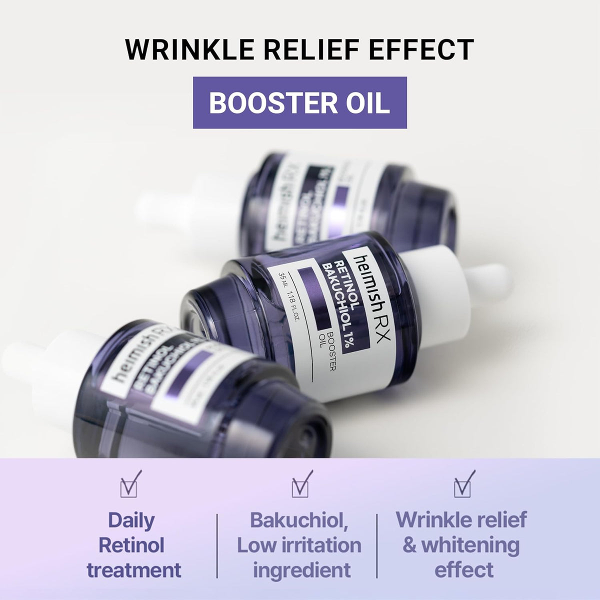 Heimish RX Retinol Bakuchiol 1% Booster Oil-Heimish RX Retinol Bakuchiol 1% Booster Oil