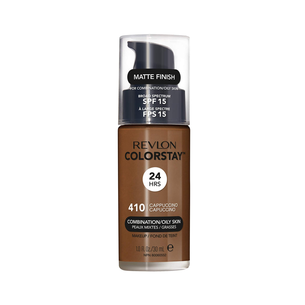 Revlon Liquid Foundation, ColorStay Face Makeup for Combination & Oily Skin, SPF 15, Medium-Full Coverage with Matte Finish, 180 Sand Beige, 1 Fl Oz-Revlon Liquid Foundation, ColorStay Face Makeup for Combination & Oily Skin, SPF 15, Medium-Full Coverage with Matte Finish, 180 Sand Beige, 1 Fl Oz