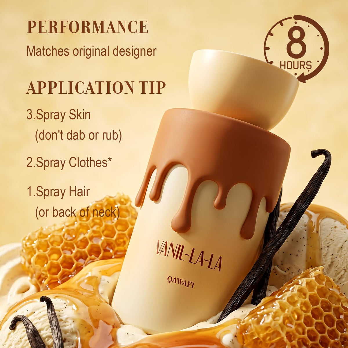 Voyage Vanille Eau de Parfum 1.7oz / 50ml Sweet Vanilla Gourmand Perfume for Women, Creamy Caramel & Milk Scent, Long Lasting Warm Cozy Fragrance, Vegan & Cruelty-Free-Voyage Vanille Eau de Parfum 1.7oz / 50ml Sweet Vanilla Gourmand Perfume for Women, Creamy Caramel & Milk Scent, Long Lasting Warm Cozy Fragrance, Vegan & Cruelty-Free