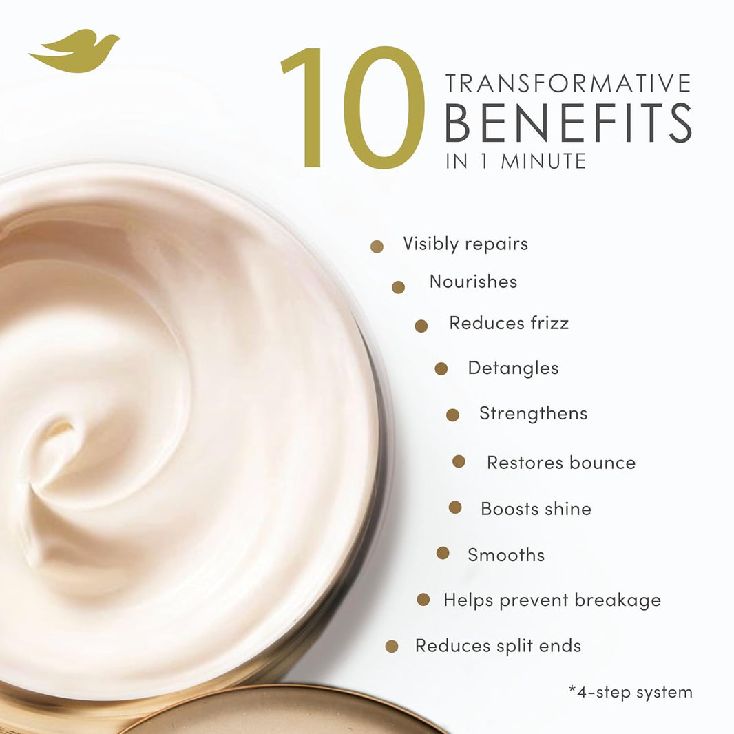 Dove Hair Intensive Repair 10in1 Serum Mask for Damaged Hair with Bio-Protein Care Technology and Amino Serum 9.2 fl oz-Dove Hair Intensive Repair 10in1 Serum Mask for Damaged Hair with Bio-Protein Care Technology and Amino Serum 9.2 fl oz