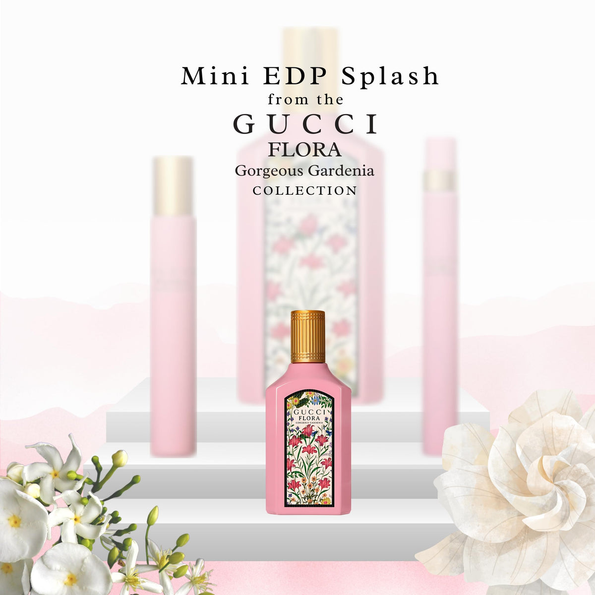 Gucci Flora Gorgeous Gardenia for Women 3.3 oz Eau de Parfum Spray-Gucci Flora Gorgeous Gardenia for Women 3.3 oz Eau de Parfum Spray