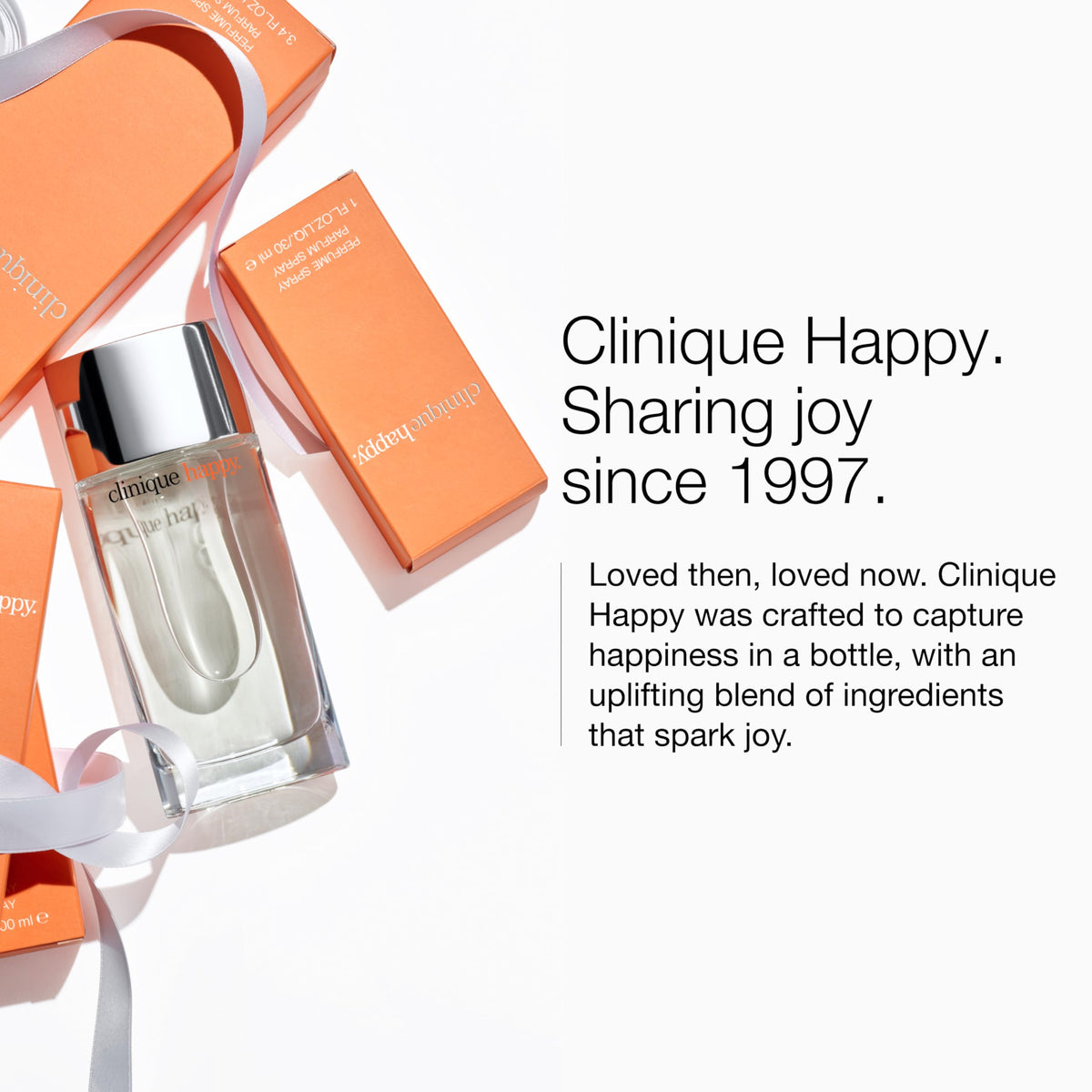 Clinique Happy Eau de Parfum Spray | Notes of Grapefruit, Bergamot, Hawaiian Wedding Flower + Spring Mimosa | Perfumes for Women-Clinique Happy Eau de Parfum Spray | Notes of Grapefruit, Bergamot, Hawaiian Wedding Flower + Spring Mimosa | Perfumes for Women