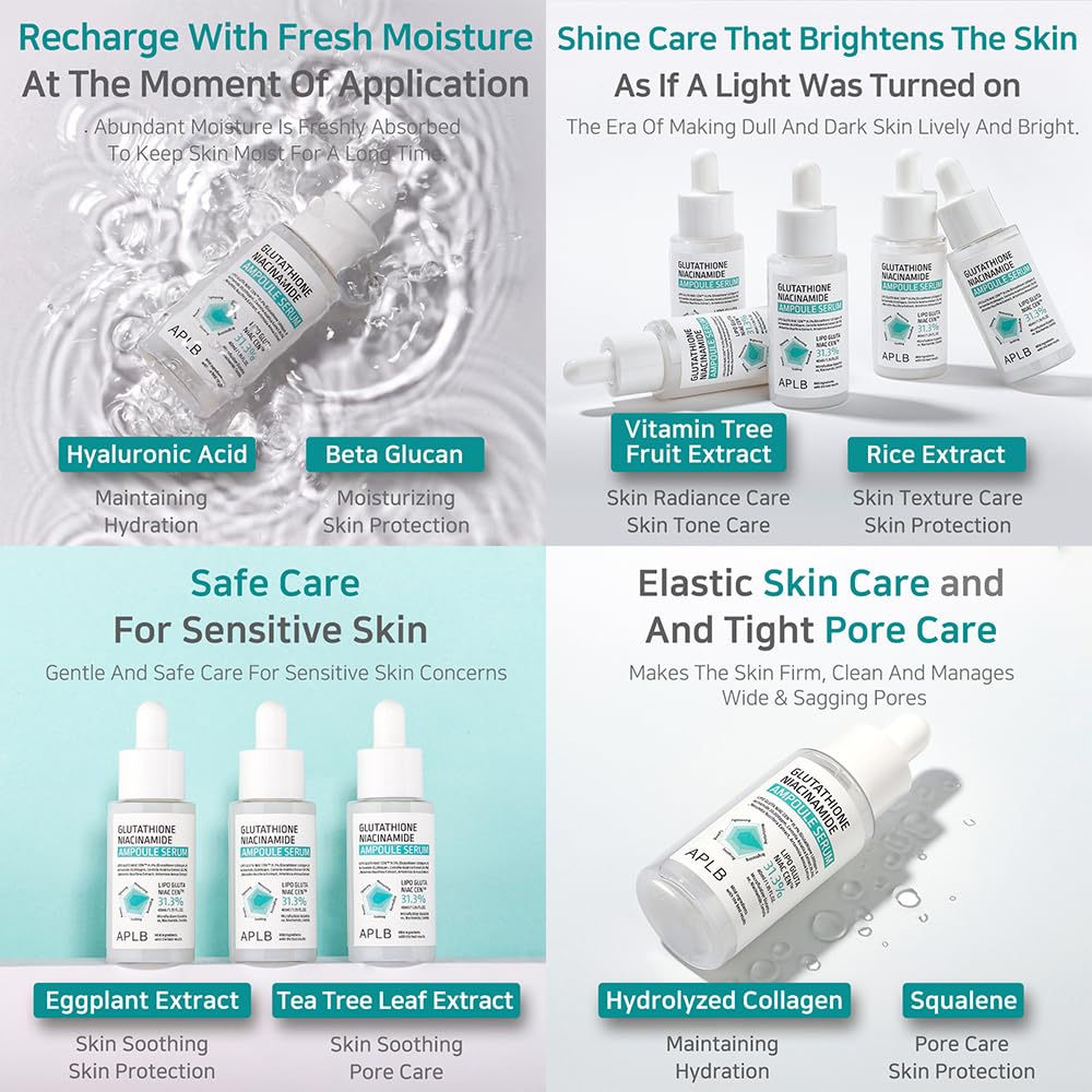 APLB Glutathione Niacinamide Ampoule Serum-APLB Glutathione Niacinamide Ampoule Serum