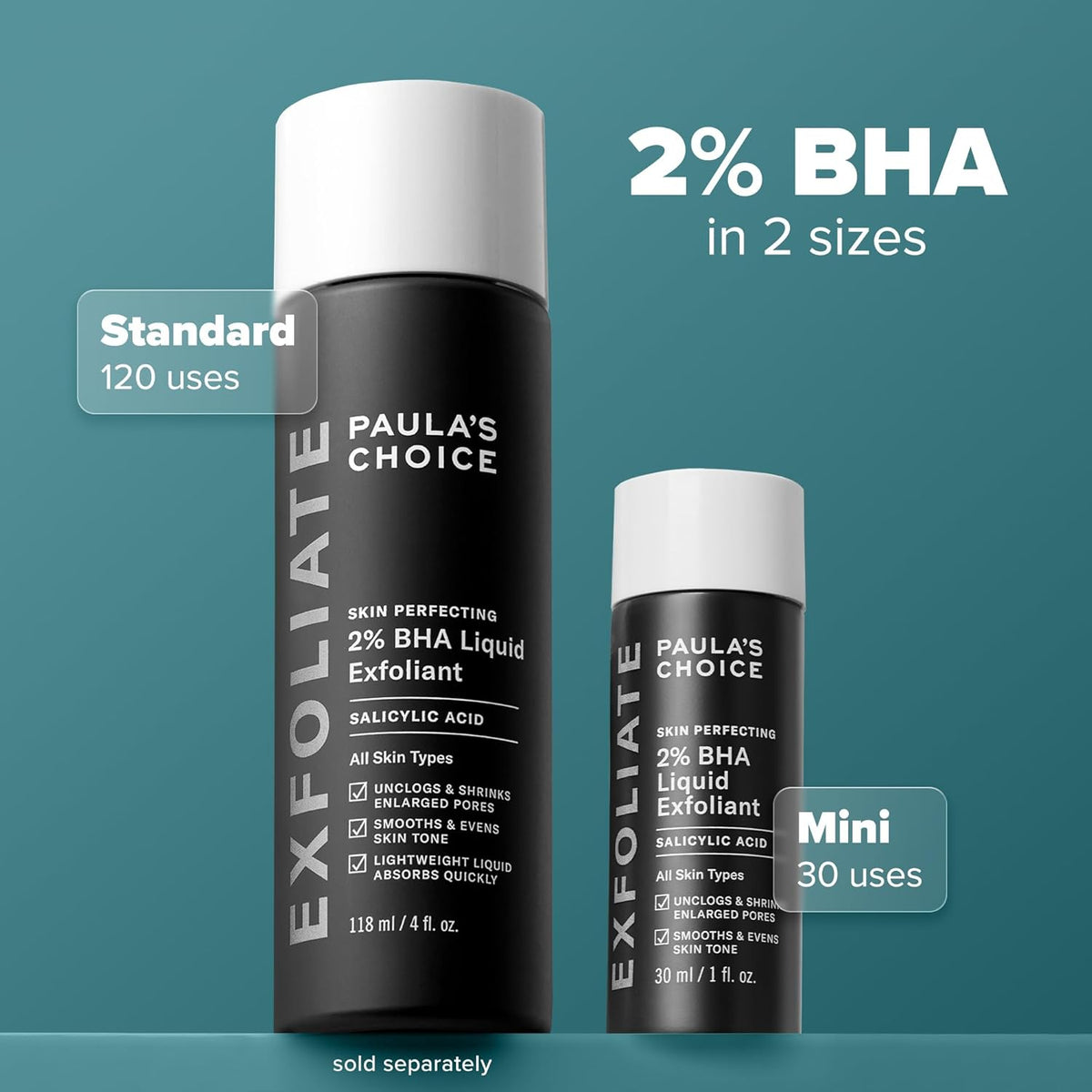Paula's Choice SKIN PERFECTING 2% BHA Liquid Exfoliant with Salicylic Acid, Facial Polish for Pores, Wrinkles & Fine Lines, Suitable for Blackhead-Prone Skin, Fragrance-Free-Paula's Choice SKIN PERFECTING 2% BHA Liquid Exfoliant with Salicylic Acid, Facial Polish for Pores, Wrinkles & Fine Lines, Suitable for Blackhead-Prone Skin, Fragrance-Free
