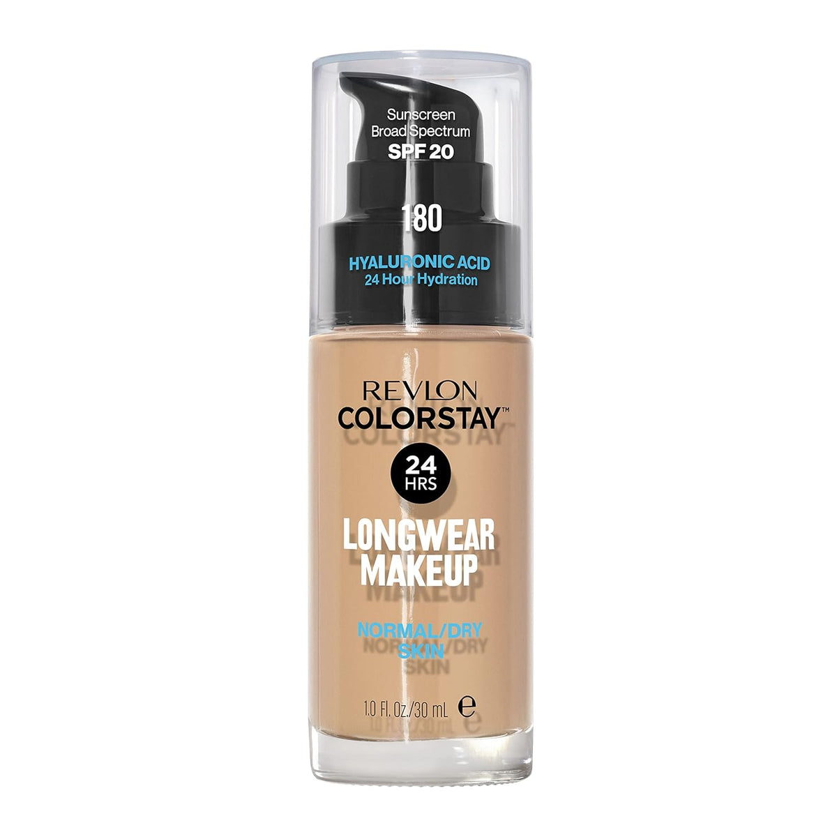 Revlon Liquid Foundation, ColorStay Face Makeup for Normal & Dry Skin, SPF 20, Longwear Medium-Full Coverage with Natural Finish, 240 Medium Beige, 1 Fl Oz-Revlon Liquid Foundation, ColorStay Face Makeup for Normal & Dry Skin, SPF 20, Longwear Medium-Full Coverage with Natural Finish, 240 Medium Beige, 1 Fl Oz