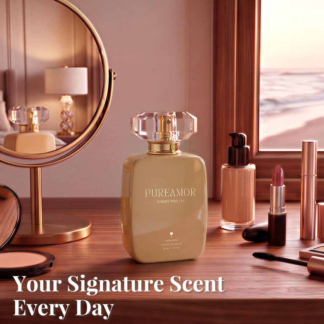 PUREAMOR Pheromone Perfume for Women, Moonlight Mellow Extrait de Parfum - Long Lasting Sweet Floral Gourmand Scent, 30% High Concentration, Full Size Fragrance Spray, 1.0 oz / 30 ml-PUREAMOR Pheromone Perfume for Women, Moonlight Mellow Extrait de Parfum - Long Lasting Sweet Floral Gourmand Scent, 30% High Concentration, Full Size Fragrance Spray, 1.0 oz / 30 ml