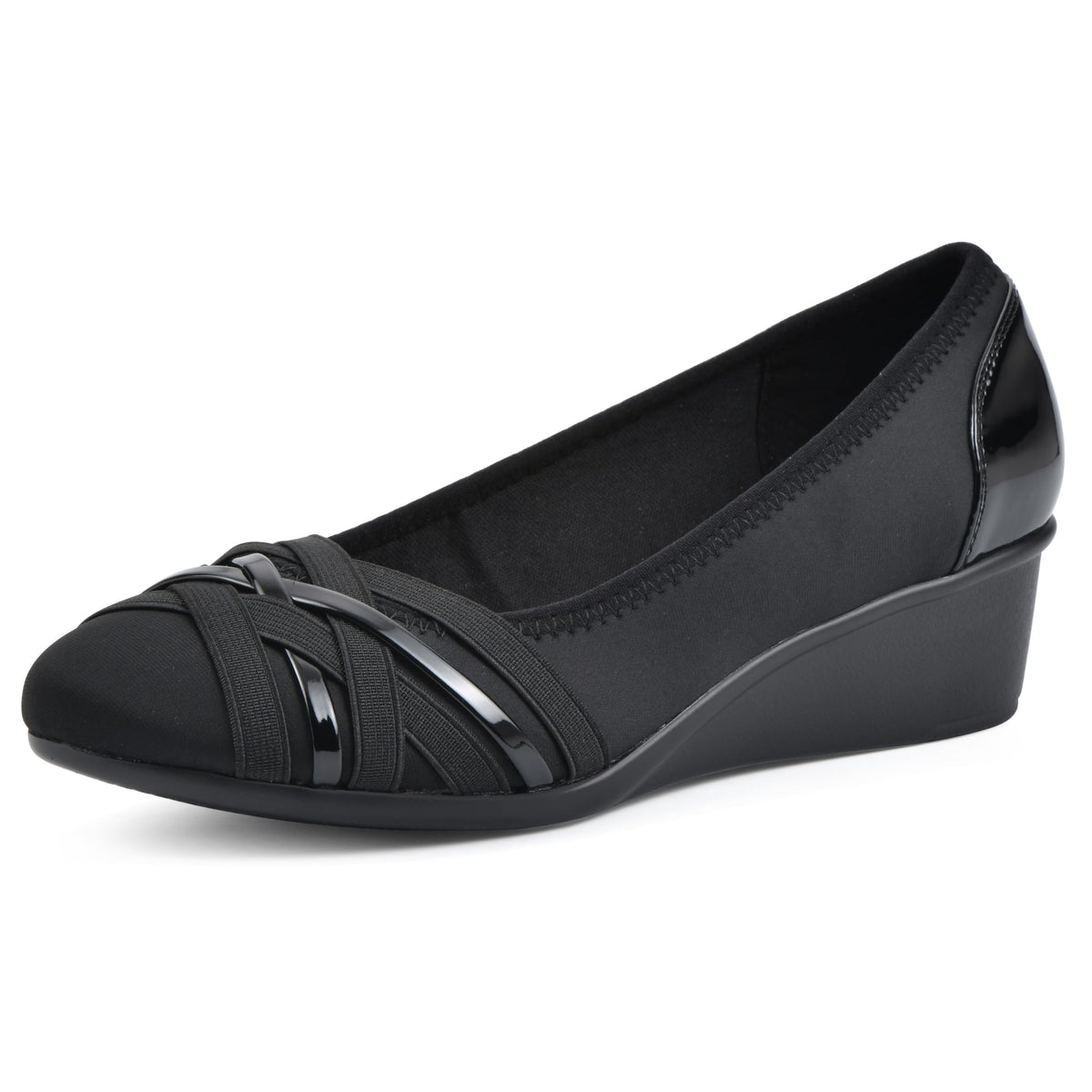 Cliffs by White Mountain Women's Bowie Cushioned Ballet Wedge Heel-Cliffs by White Mountain Women's Bowie Cushioned Ballet Wedge Heel