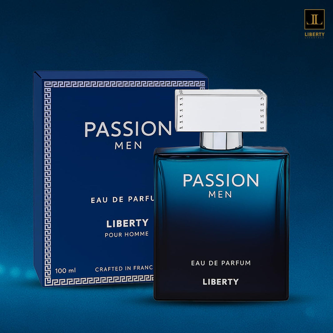 Liberty Luxury Passion Eau De Parfum for Men, Long Lasting Bold Spicy Scent Designed in France, Masculine Cologne That Draws Compliments, Perfume for mens, men's fragrances, Gift for Him 100ml 3.4Oz-Liberty Luxury Passion Eau De Parfum for Men, Long Lasting Bold Spicy Scent Designed in France, Masculine Cologne That Draws Compliments, Perfume for mens, men's fragrances, Gift for Him 100ml 3.4Oz