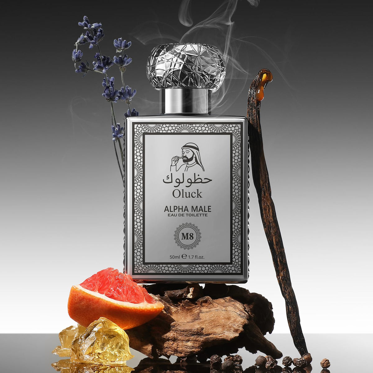 Oluck Gulf Night Perfume M7 Cologne for Women & Men, Lemon Pineapple Nutmeg Cedarwood Vanilla Notes, Middle Eastern Fragrance-Oluck Gulf Night Perfume M7 Cologne for Women & Men, Lemon Pineapple Nutmeg Cedarwood Vanilla Notes, Middle Eastern Fragrance