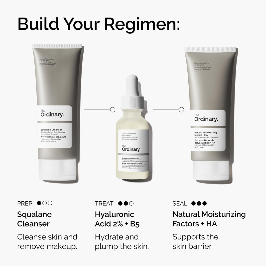The Ordinary Hyaluronic Acid 2% + B5 (with Ceramides), Multi-Depth Hydration Serum for Plumper, Smoother Skin-The Ordinary Hyaluronic Acid 2% + B5 (with Ceramides), Multi-Depth Hydration Serum for Plumper, Smoother Skin