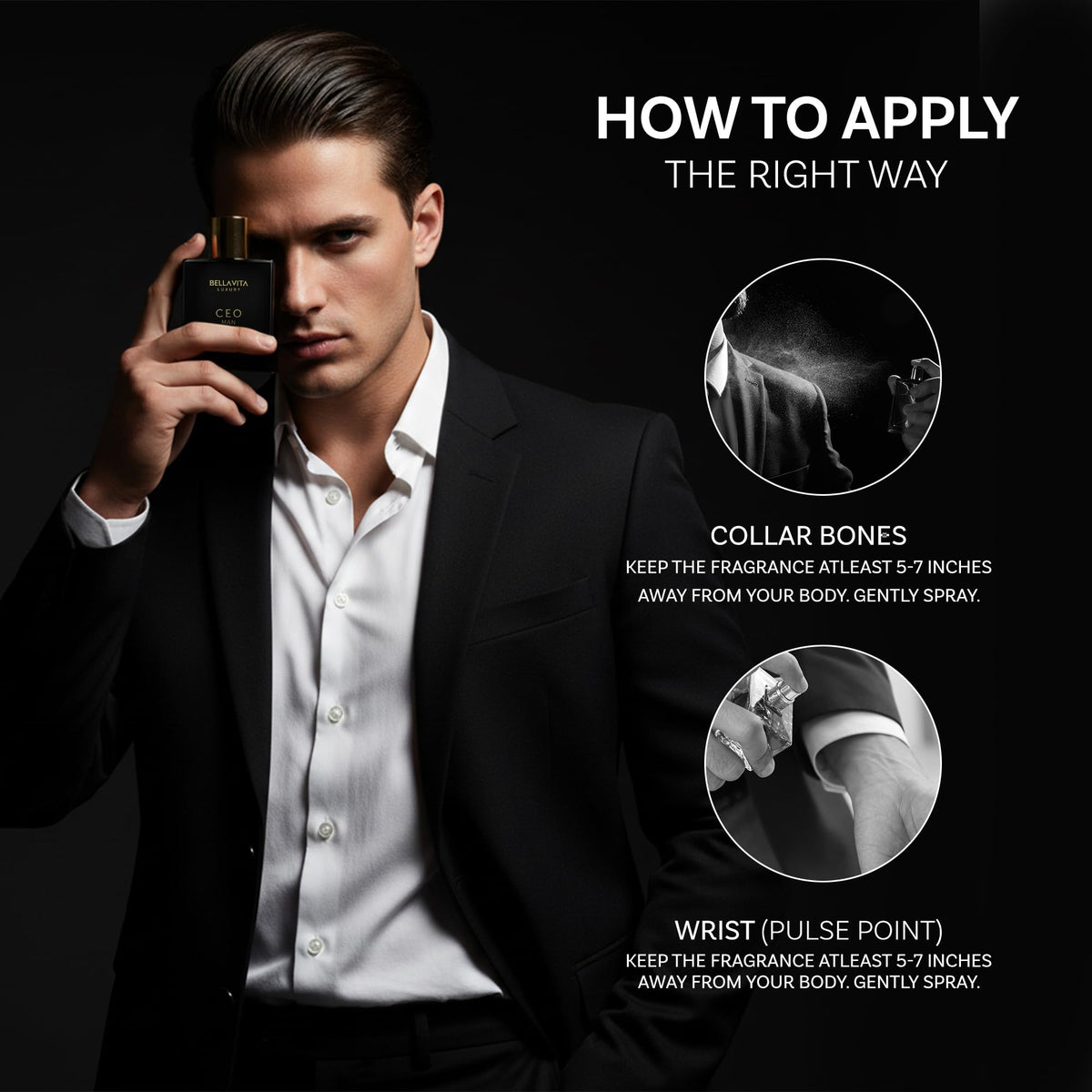 Bellavita Luxury G.O.A.T. Eau de Parfum | 100 ml (3.4 fl.oz.) | Perfume for Men | Citrus, Bergamot, Patchouli, and Vetiver Notes | Long Lasting Men's Fragrance | Gift for father's Day-Bellavita Luxury G.O.A.T. Eau de Parfum | 100 ml (3.4 fl.oz.) | Perfume for Men | Citrus, Bergamot, Patchouli, and Vetiver Notes | Long Lasting Men's Fragrance | Gift for father's Day