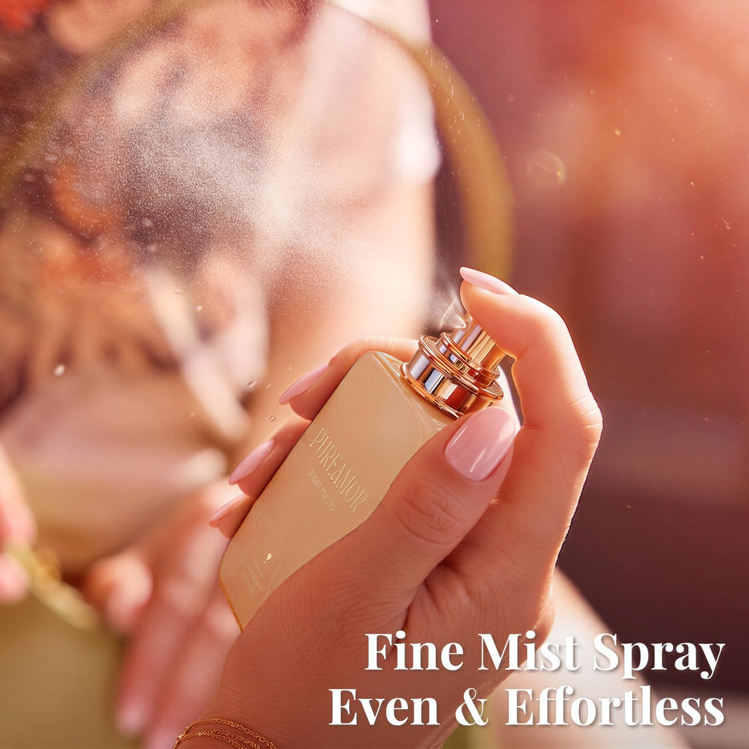 PUREAMOR Pheromone Perfume for Women, Moonlight Mellow Extrait de Parfum - Long Lasting Sweet Floral Gourmand Scent, 30% High Concentration, Full Size Fragrance Spray, 1.0 oz / 30 ml-PUREAMOR Pheromone Perfume for Women, Moonlight Mellow Extrait de Parfum - Long Lasting Sweet Floral Gourmand Scent, 30% High Concentration, Full Size Fragrance Spray, 1.0 oz / 30 ml