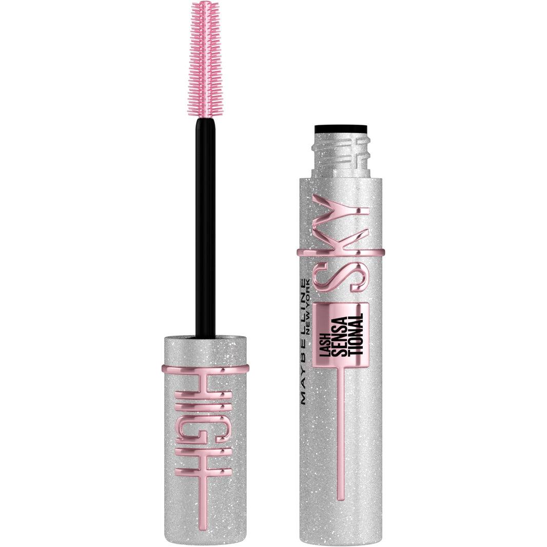 Maybelline Lash Sensational Sky High Washable Mascara Makeup, Volumizing, Lengthening, Defining, Curling, Multiplying, Buildable Formula, Blackest Black, 1 Count-Maybelline Lash Sensational Sky High Washable Mascara Makeup, Volumizing, Lengthening, Defining, Curling, Multiplying, Buildable Formula, Blackest Black, 1 Count