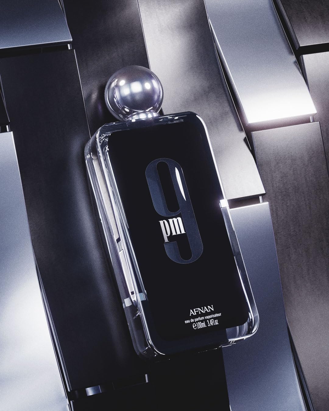 Afnan 9 PM For Men Eau De Parfum, 3.4 Fl. Oz-Afnan 9 PM For Men Eau De Parfum, 3.4 Fl. Oz