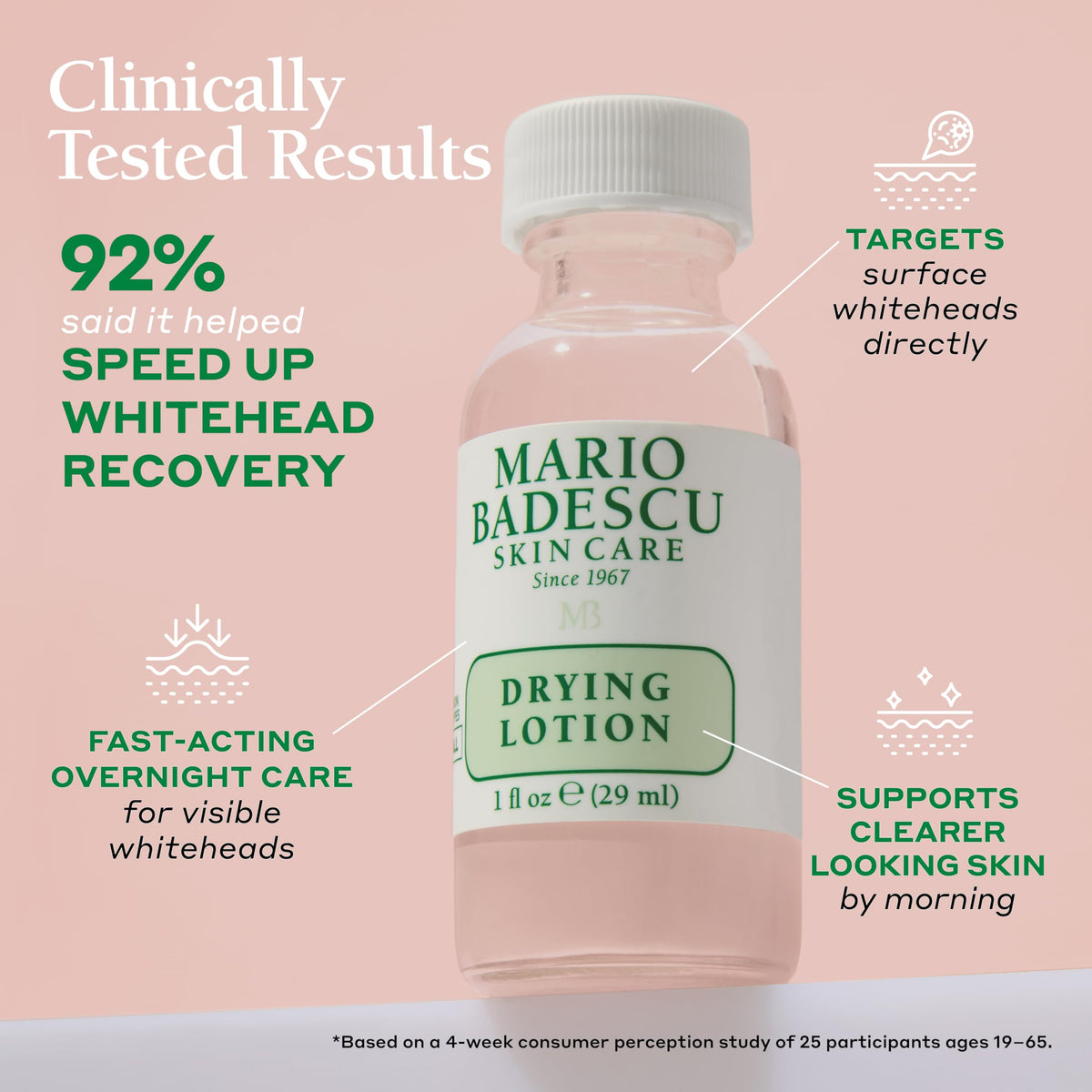 Mario Badescu Drying Lotion, 1 Fl oz-Mario Badescu Drying Lotion, 1 Fl oz