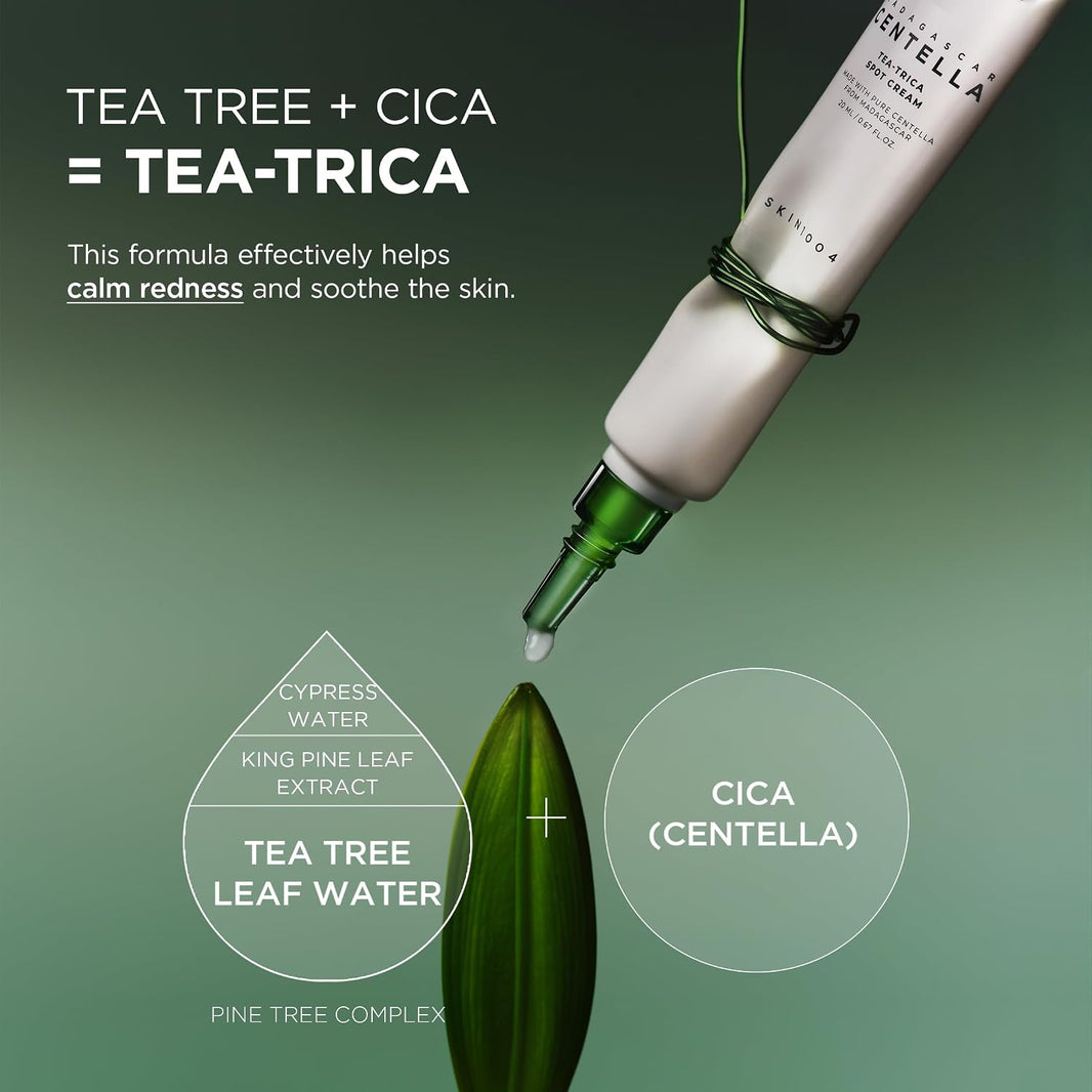 SKIN1004 Madagascar Centella Tea-Trica Spot Cream-SKIN1004 Madagascar Centella Tea-Trica Spot Cream