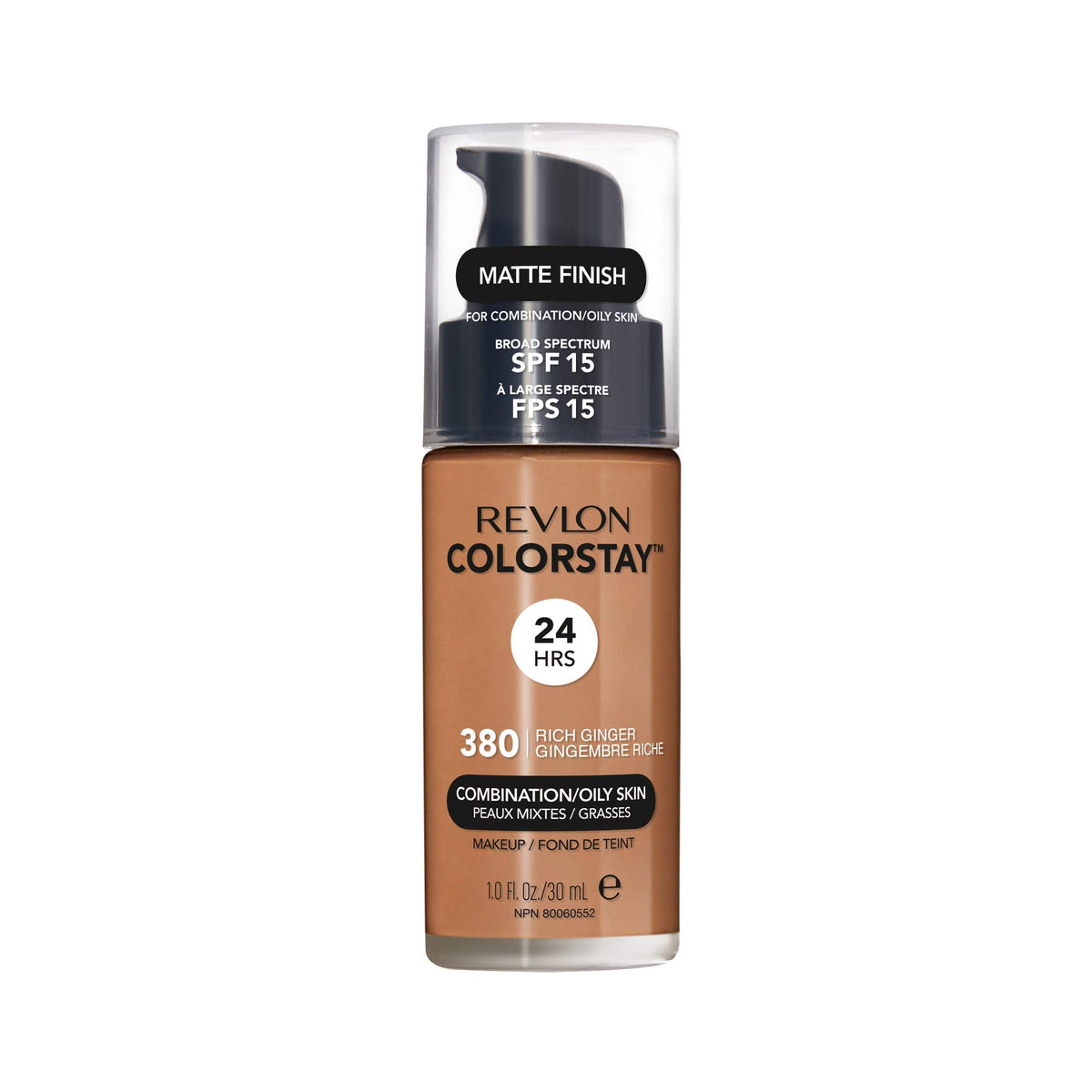 Revlon Liquid Foundation, ColorStay Face Makeup for Combination & Oily Skin, SPF 15, Medium-Full Coverage with Matte Finish, 180 Sand Beige, 1 Fl Oz-Revlon Liquid Foundation, ColorStay Face Makeup for Combination & Oily Skin, SPF 15, Medium-Full Coverage with Matte Finish, 180 Sand Beige, 1 Fl Oz