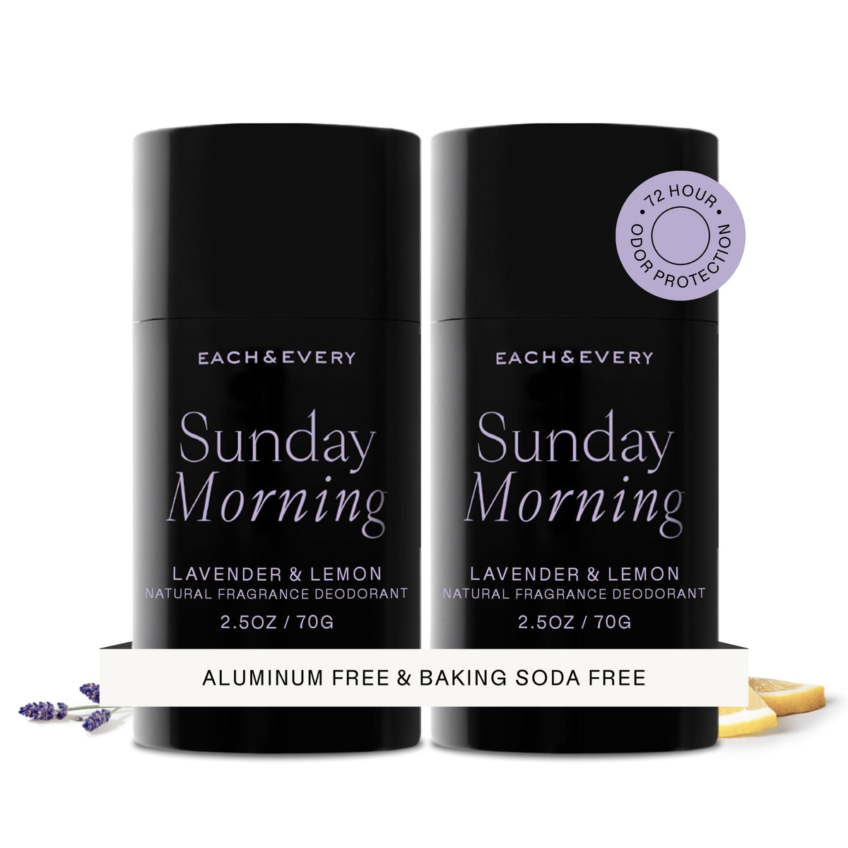 Each & Every Aluminum Free Deodorant for Women & Men – Natural Fragrance 72-Hr Odor Protection, Non-Toxic Deodorant for Sensitive Skin, EWG Verified, Baking Soda Free - Cedar & Vanilla 2 Pack, 2.5oz-Each & Every Aluminum Free Deodorant for Women & Men – Natural Fragrance 72-Hr Odor Protection, Non-Toxic Deodorant for Sensitive Skin, EWG Verified, Baking Soda Free - Cedar & Vanilla 2 Pack, 2.5oz