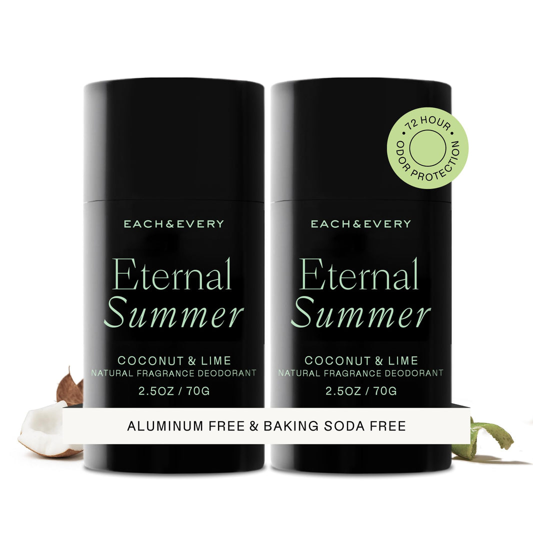 Each & Every Aluminum Free Deodorant for Women & Men – Natural Fragrance 72-Hr Odor Protection, Non-Toxic Deodorant for Sensitive Skin, EWG Verified, Baking Soda Free - Cedar & Vanilla 2 Pack, 2.5oz-Each & Every Aluminum Free Deodorant for Women & Men – Natural Fragrance 72-Hr Odor Protection, Non-Toxic Deodorant for Sensitive Skin, EWG Verified, Baking Soda Free - Cedar & Vanilla 2 Pack, 2.5oz