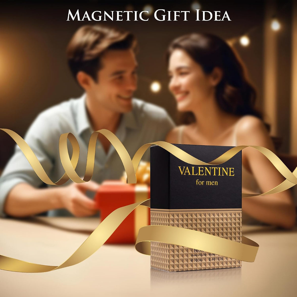 URBAN COLLECTION Valentine for Men Eau De Parfum- Top Notes of Woody & Outdoor - Middle Scent of Roasted Coffee Bean, Chocolate & Hazelnut - Free of Paraben - Elegant 100ml Bottle, Men Parume-URBAN COLLECTION Valentine for Men Eau De Parfum- Top Notes of Woody & Outdoor - Middle Scent of Roasted Coffee Bean, Chocolate & Hazelnut - Free of Paraben - Elegant 100ml Bottle, Men Parume