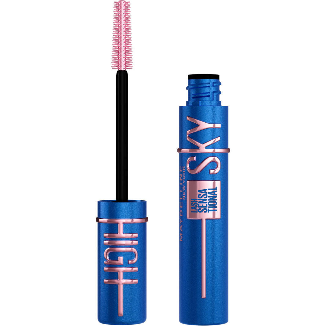 Maybelline Lash Sensational Sky High Washable Mascara Makeup, Volumizing, Lengthening, Defining, Curling, Multiplying, Buildable Formula, Blackest Black, 1 Count-Maybelline Lash Sensational Sky High Washable Mascara Makeup, Volumizing, Lengthening, Defining, Curling, Multiplying, Buildable Formula, Blackest Black, 1 Count