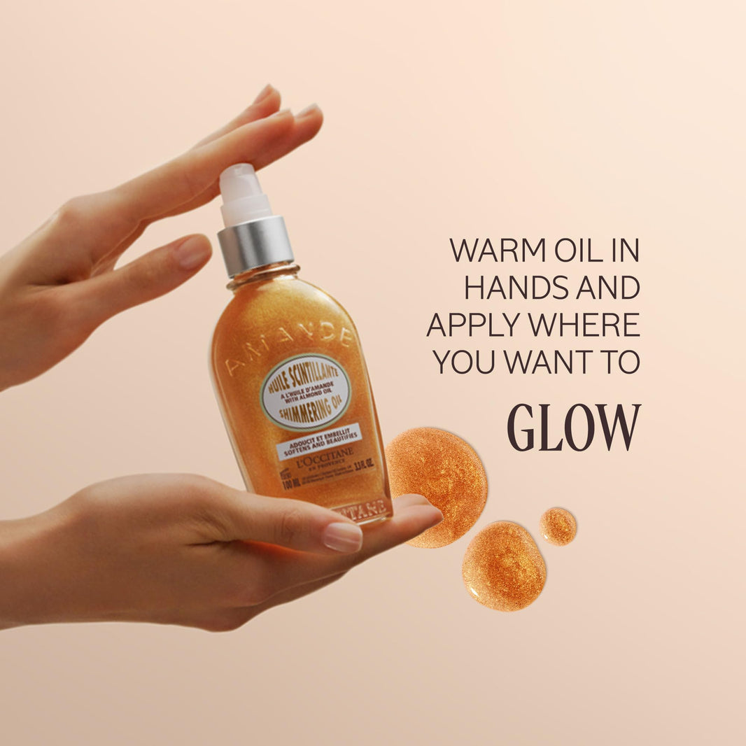 L'OCCITANE Almond Body Oil, Moisturizes, Nourishes, Hydrates, Softens Dry Skin, Absorbs Fast, Lightweight, Non-Greasy, Luxurious Post-Shower Skincare-L'OCCITANE Almond Body Oil, Moisturizes, Nourishes, Hydrates, Softens Dry Skin, Absorbs Fast, Lightweight, Non-Greasy, Luxurious Post-Shower Skincare
