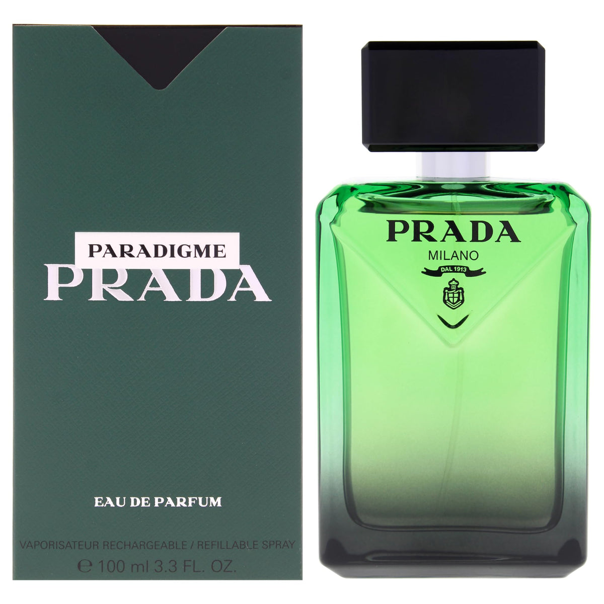Prada Paradigme by Prada for Men 3.3 oz Eau de Parfum Spray-Prada Paradigme by Prada for Men 3.3 oz Eau de Parfum Spray