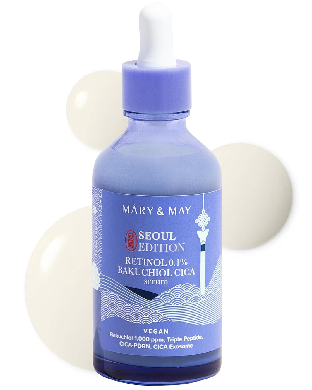Mary & May Vegan Retinol 0.1% Bakuchiol Cica Serum-Mary & May Vegan Retinol 0.1% Bakuchiol Cica Serum