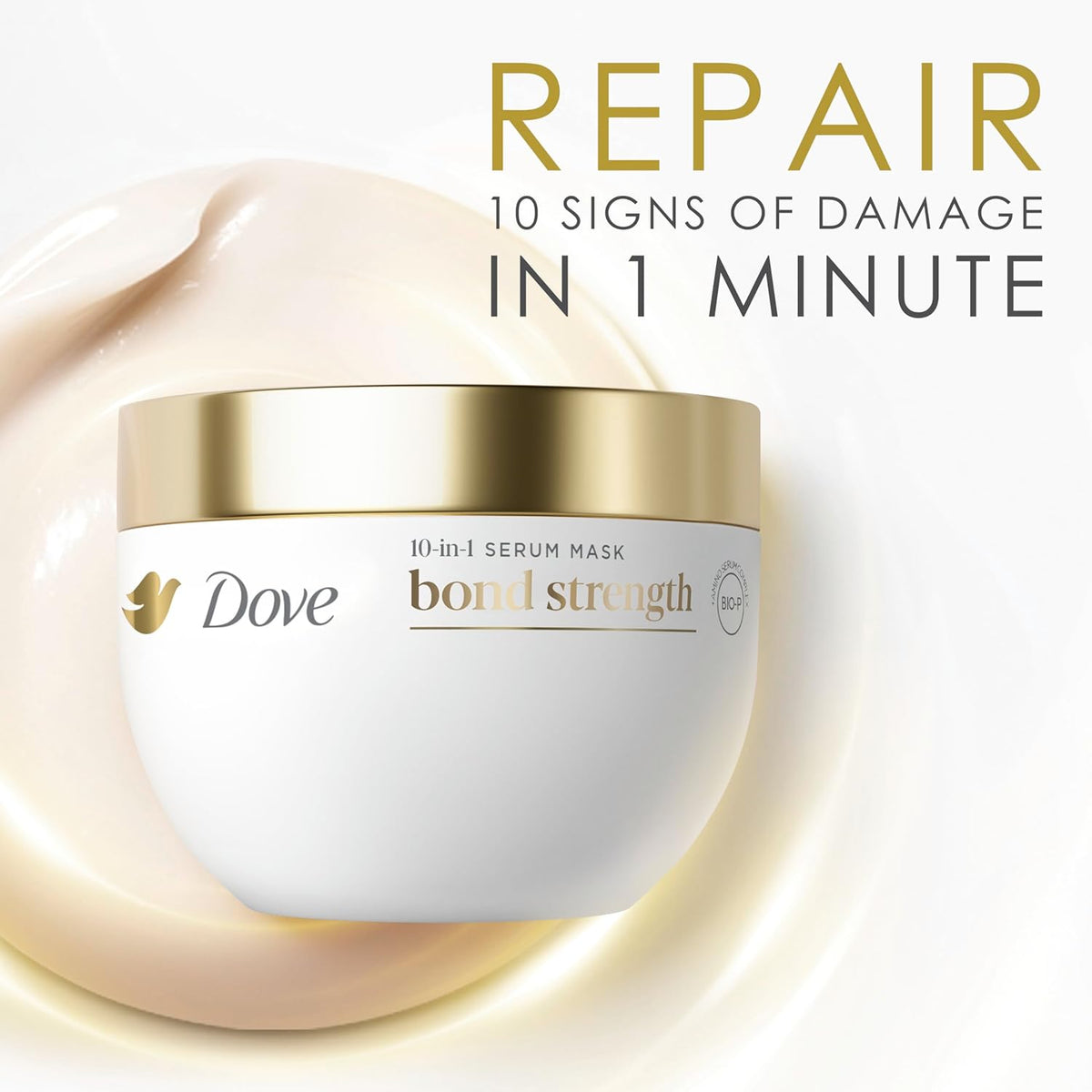 Dove Hair Intensive Repair 10in1 Serum Mask for Damaged Hair with Bio-Protein Care Technology and Amino Serum 9.2 fl oz-Dove Hair Intensive Repair 10in1 Serum Mask for Damaged Hair with Bio-Protein Care Technology and Amino Serum 9.2 fl oz
