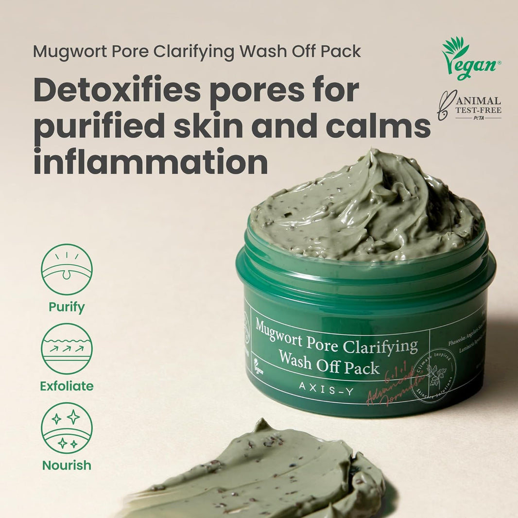 AXIS-Y Mugwort Pore Clarifying Wash Off Pack-AXIS-Y Mugwort Pore Clarifying Wash Off Pack