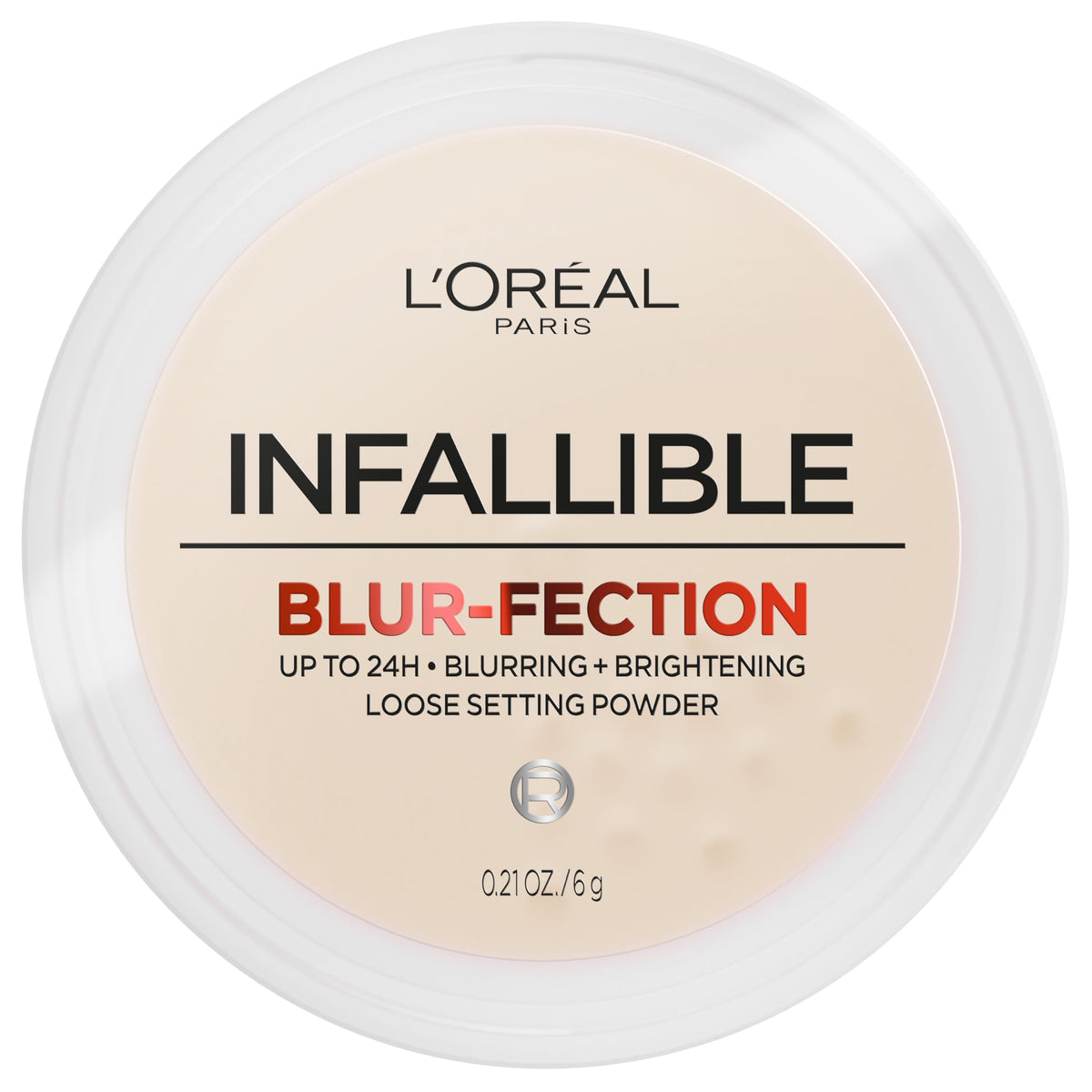 L'Oreal Paris Infallible Blur-fection Longwear Loose Setting Powder, Blurring Face Powder With Up to 24HRs of Wear, Brightening Light Pink, 1 Kit-L'Oreal Paris Infallible Blur-fection Longwear Loose Setting Powder, Blurring Face Powder With Up to 24HRs of Wear, Brightening Light Pink, 1 Kit