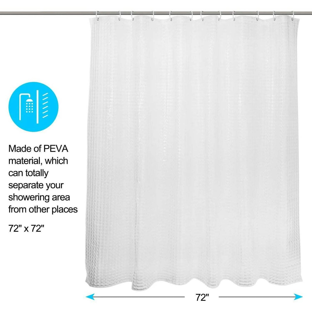 72 Inch FITNATE EVA Shower Clear Curtain Liner-72 Inch FITNATE EVA Shower Clear Curtain Liner